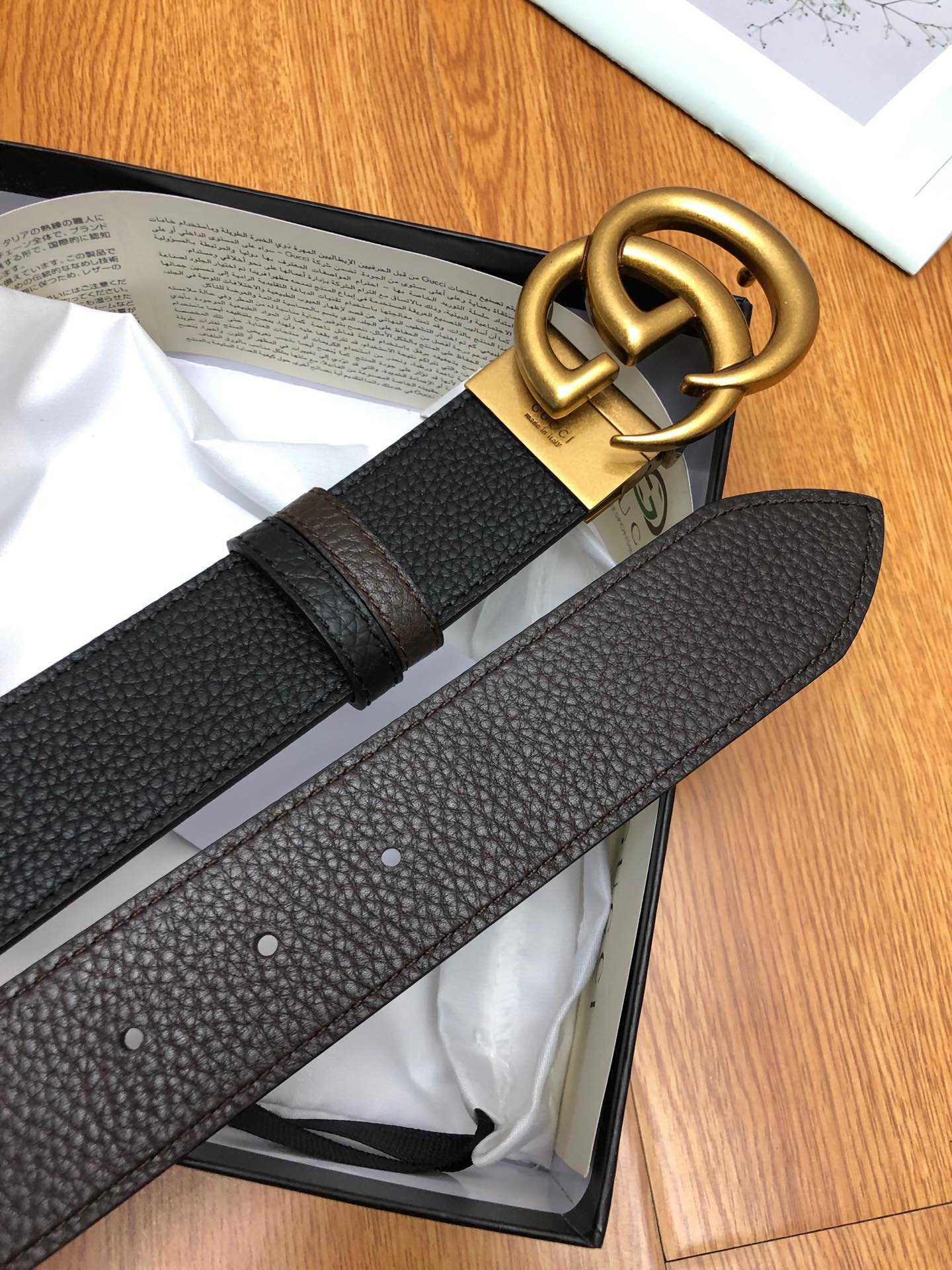 Gucci Basic Belt Top Grain Leather