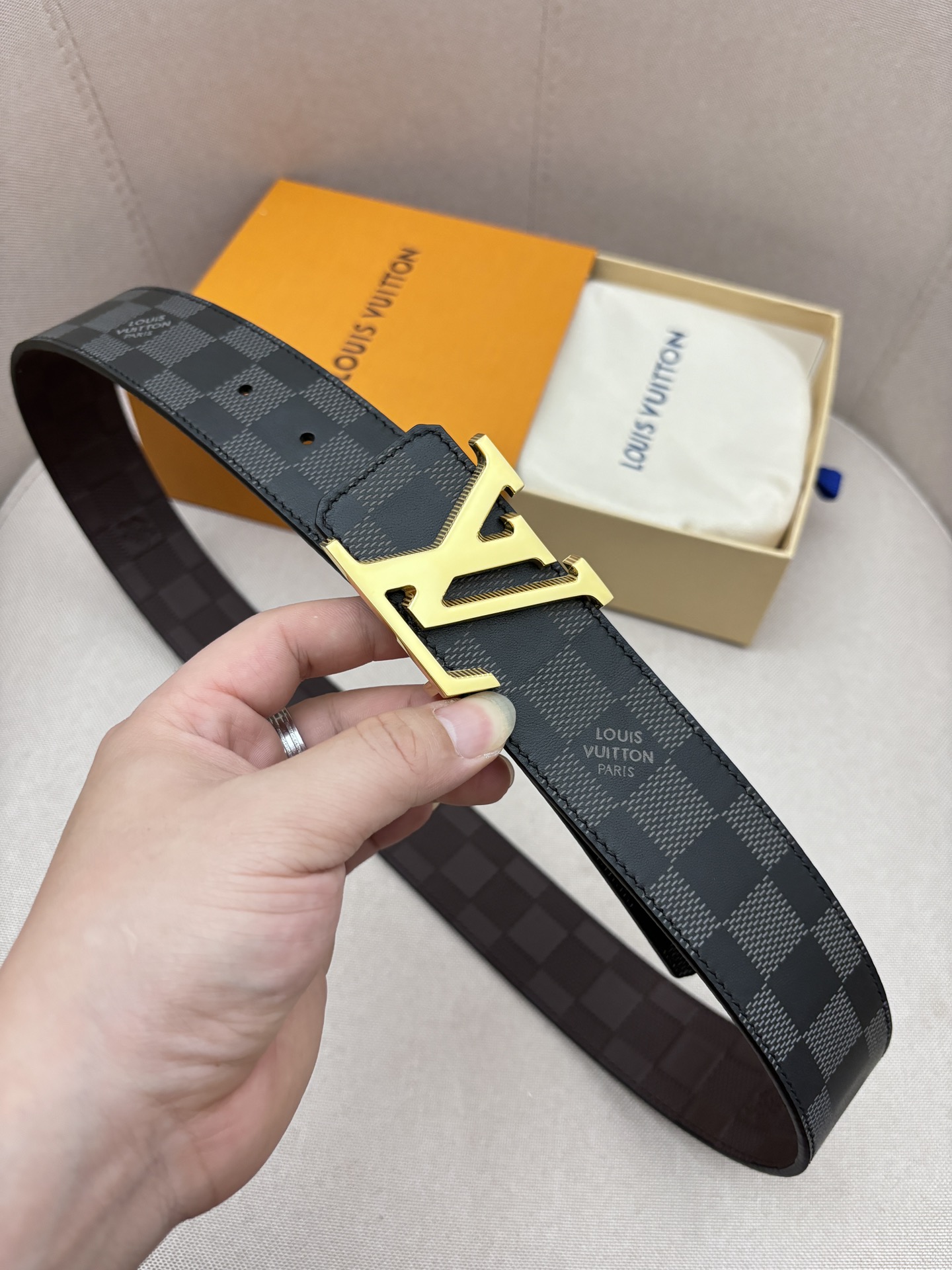 Louis Vuitton Male Basic Belt M-l
