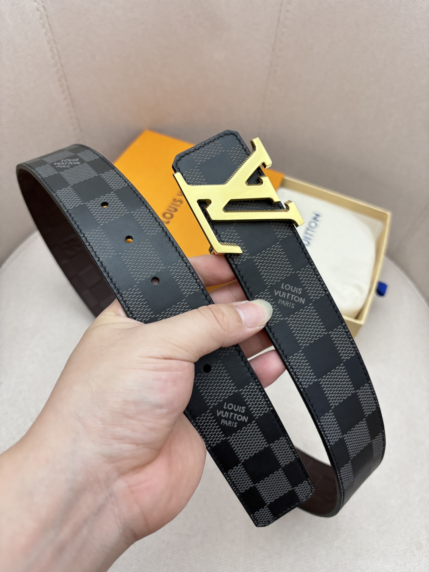 Louis Vuitton Male Basic Belt M-l
