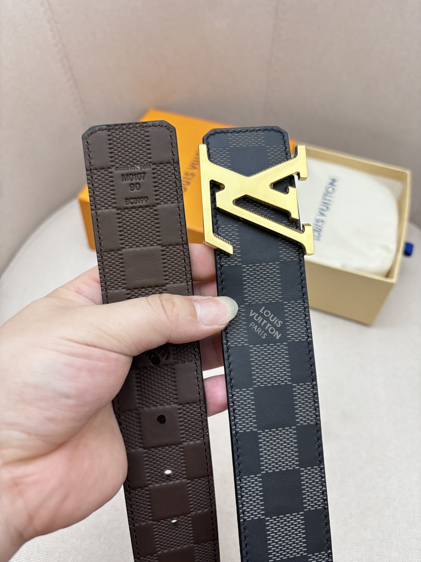 Louis Vuitton Male Basic Belt M-l