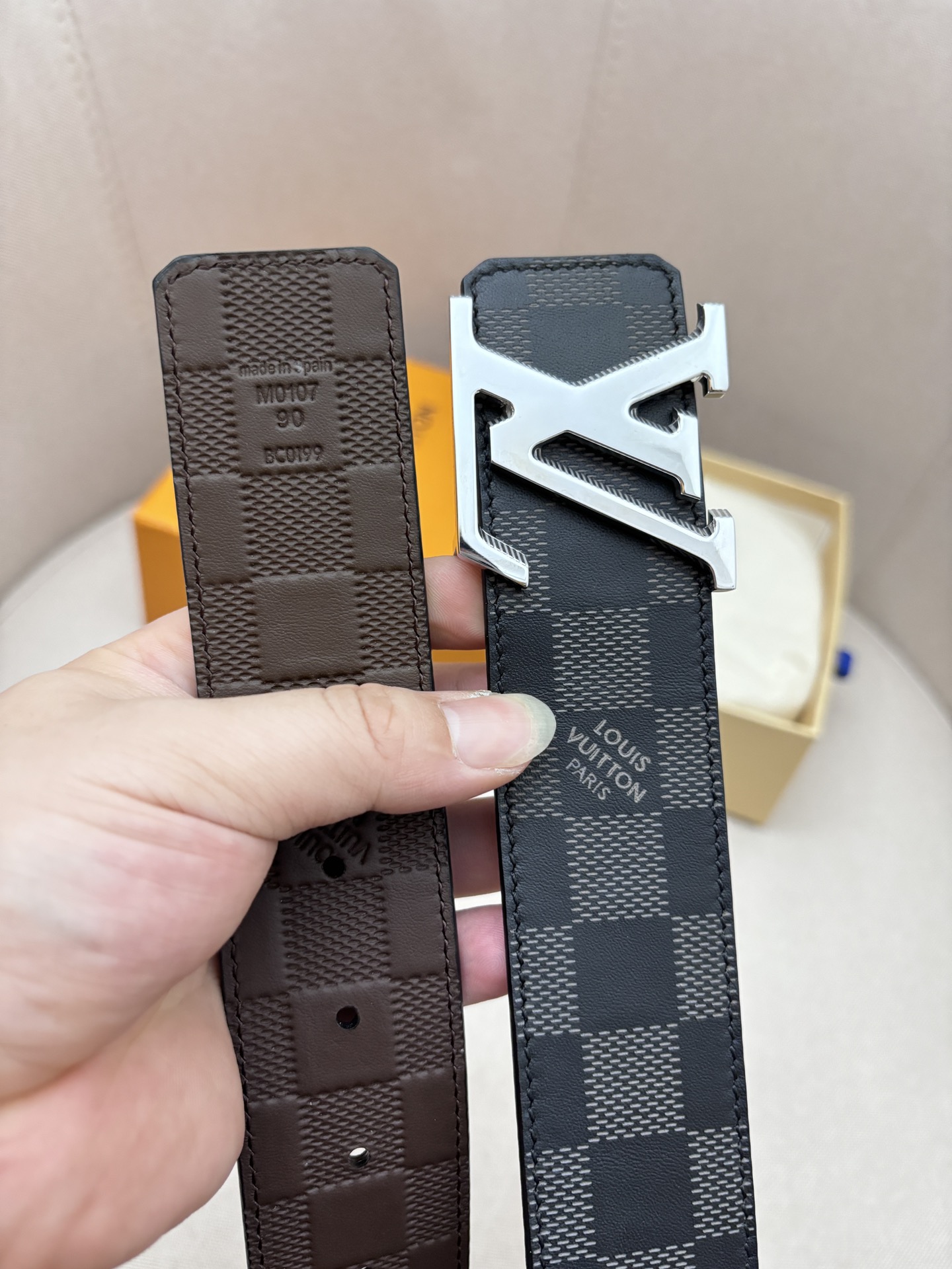 Louis Vuitton Male Basic Belt M-l