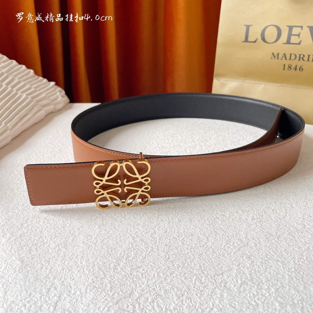 Loewe Basic Belt Cow Leather M-l