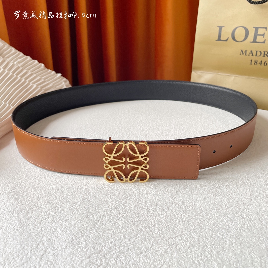 Loewe Basic Belt Cow Leather M-l