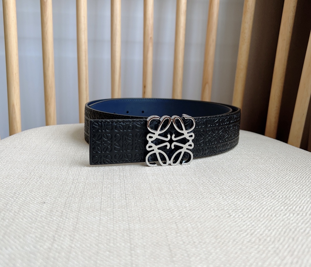 Loewe Leather Belt Top Grain Leather M-l