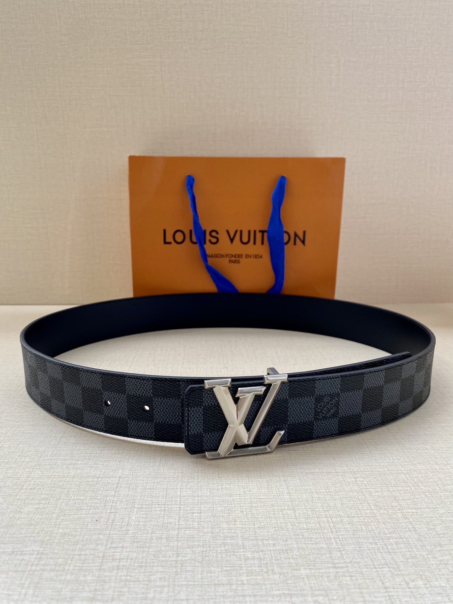 Louis Vuitton Male Basic Belt Cow Leather S-m-l
