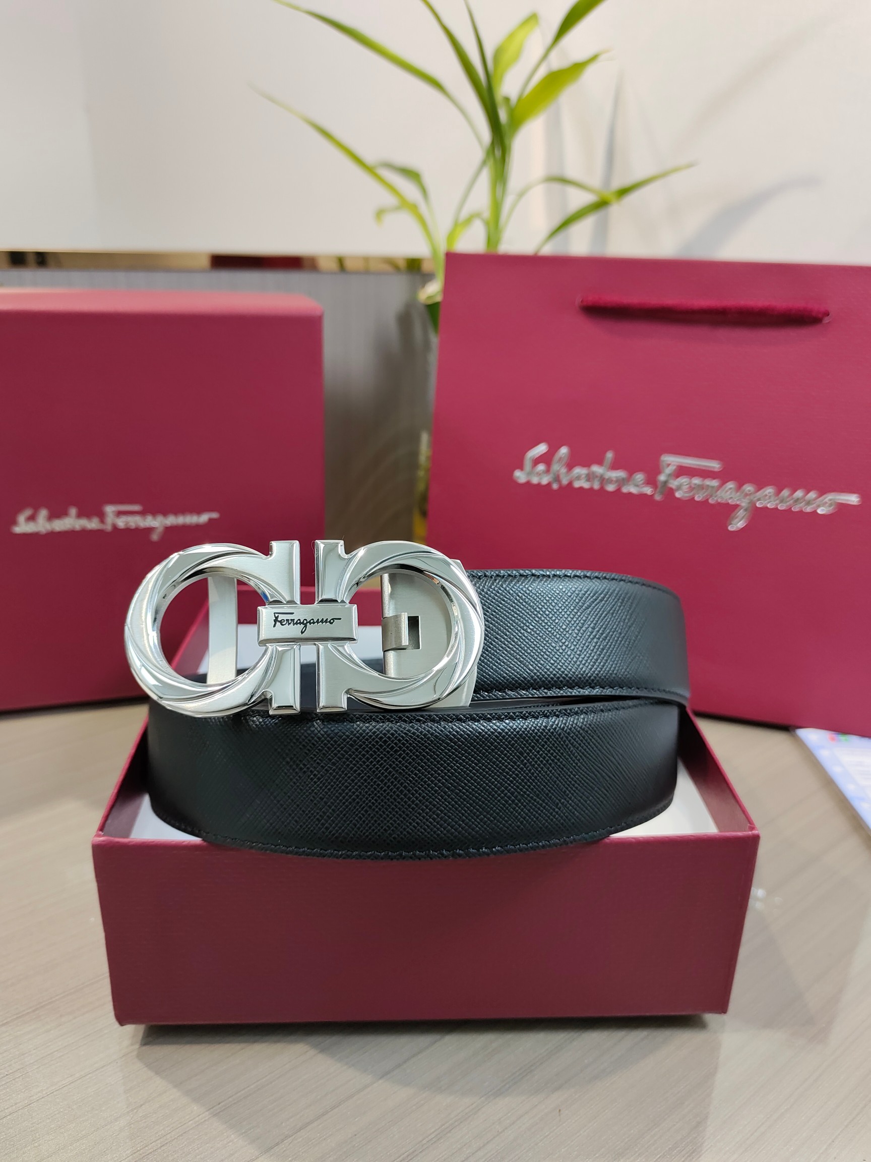 Salvatore Ferragamo Male Basic Belt 35mm