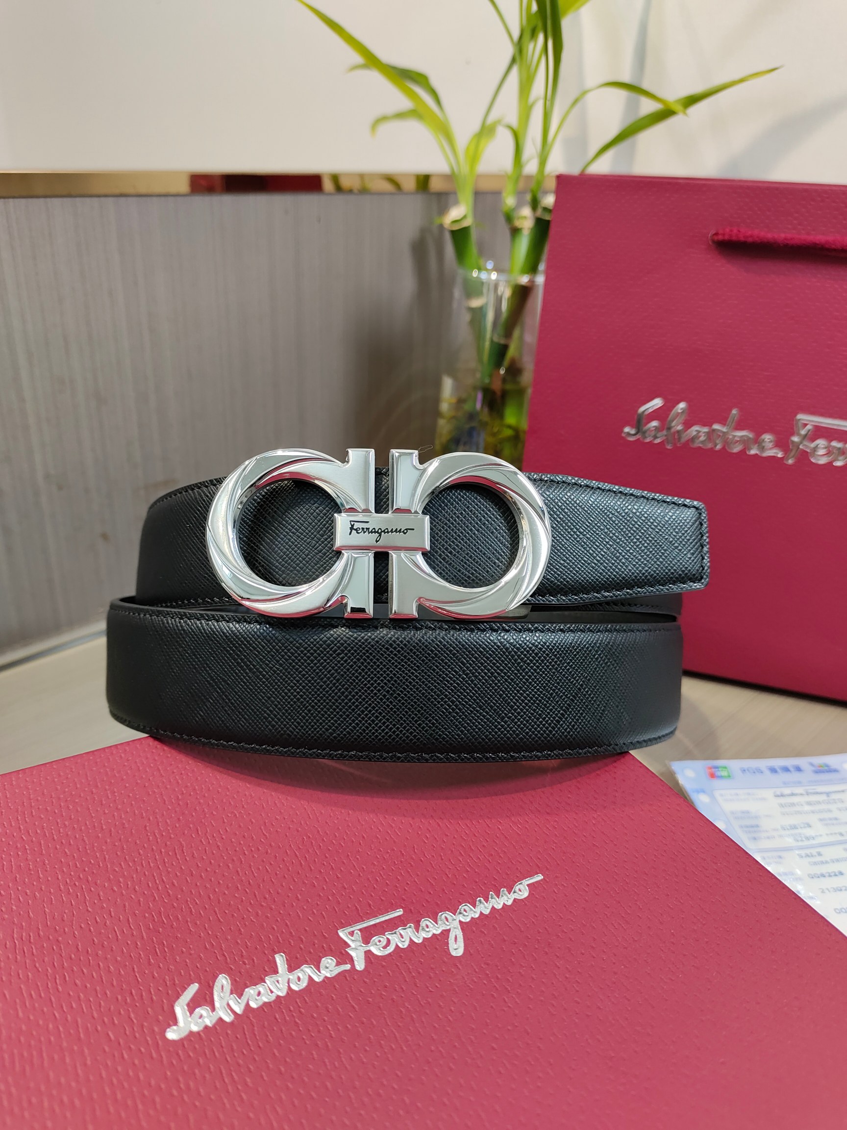 Salvatore Ferragamo Male Basic Belt 35mm