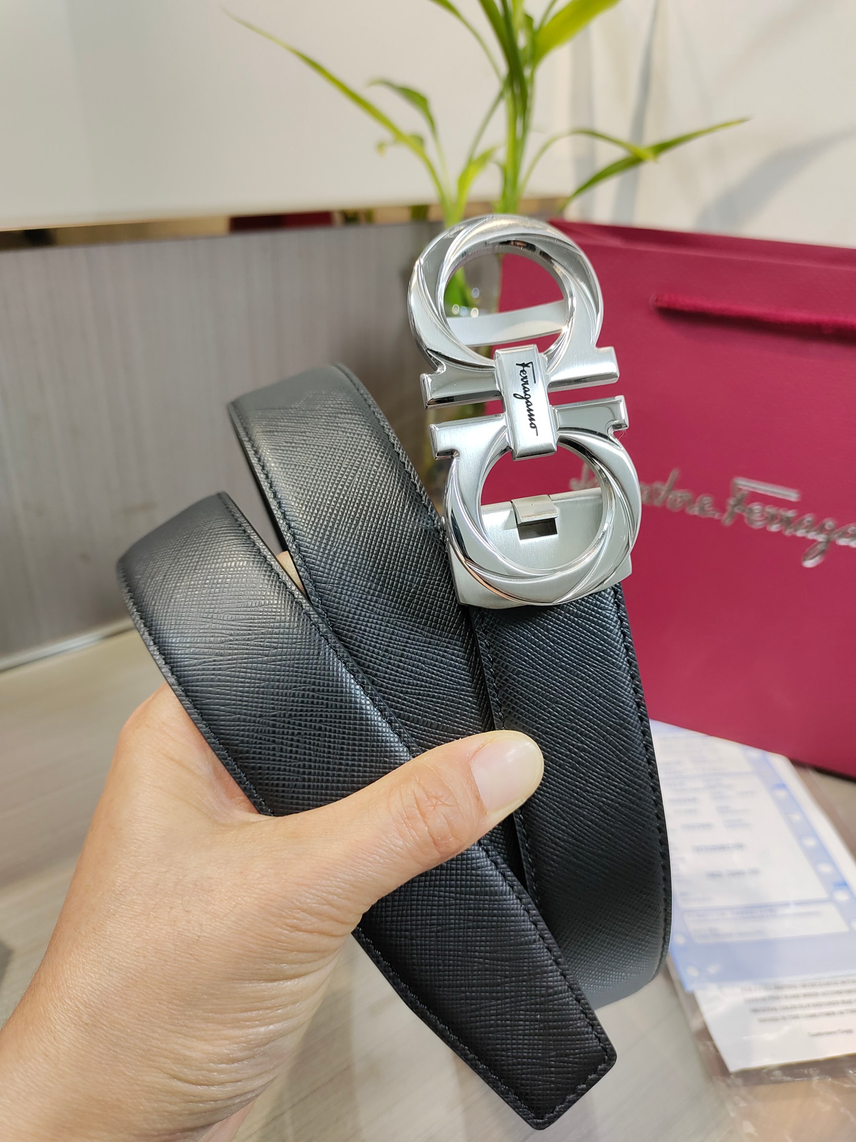 Salvatore Ferragamo Male Basic Belt 35mm