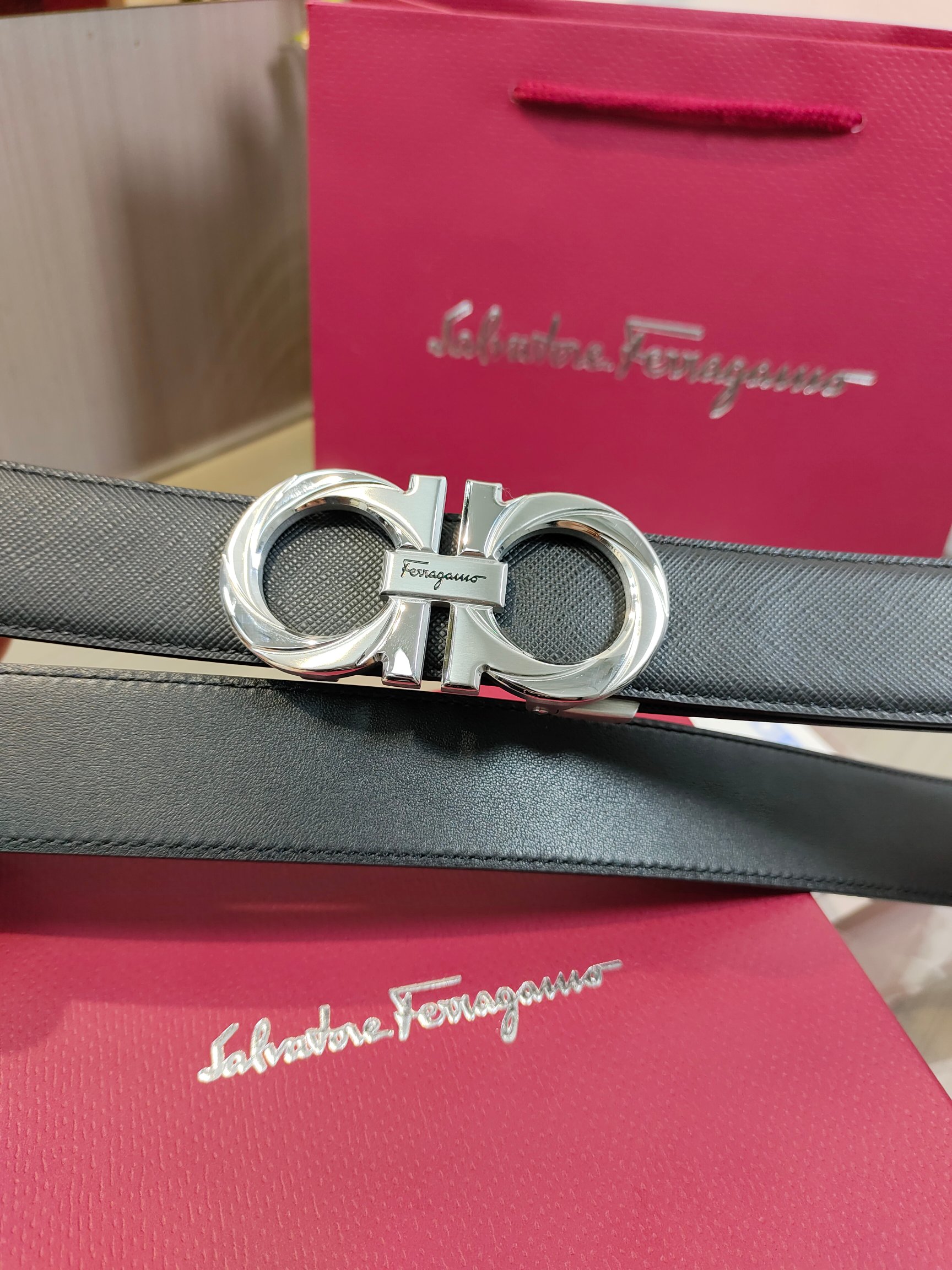 Salvatore Ferragamo Male Basic Belt 35mm