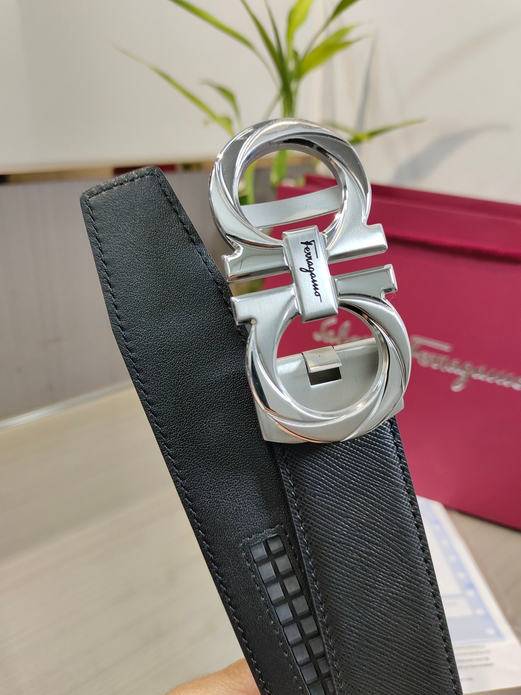 Salvatore Ferragamo Male Basic Belt 35mm