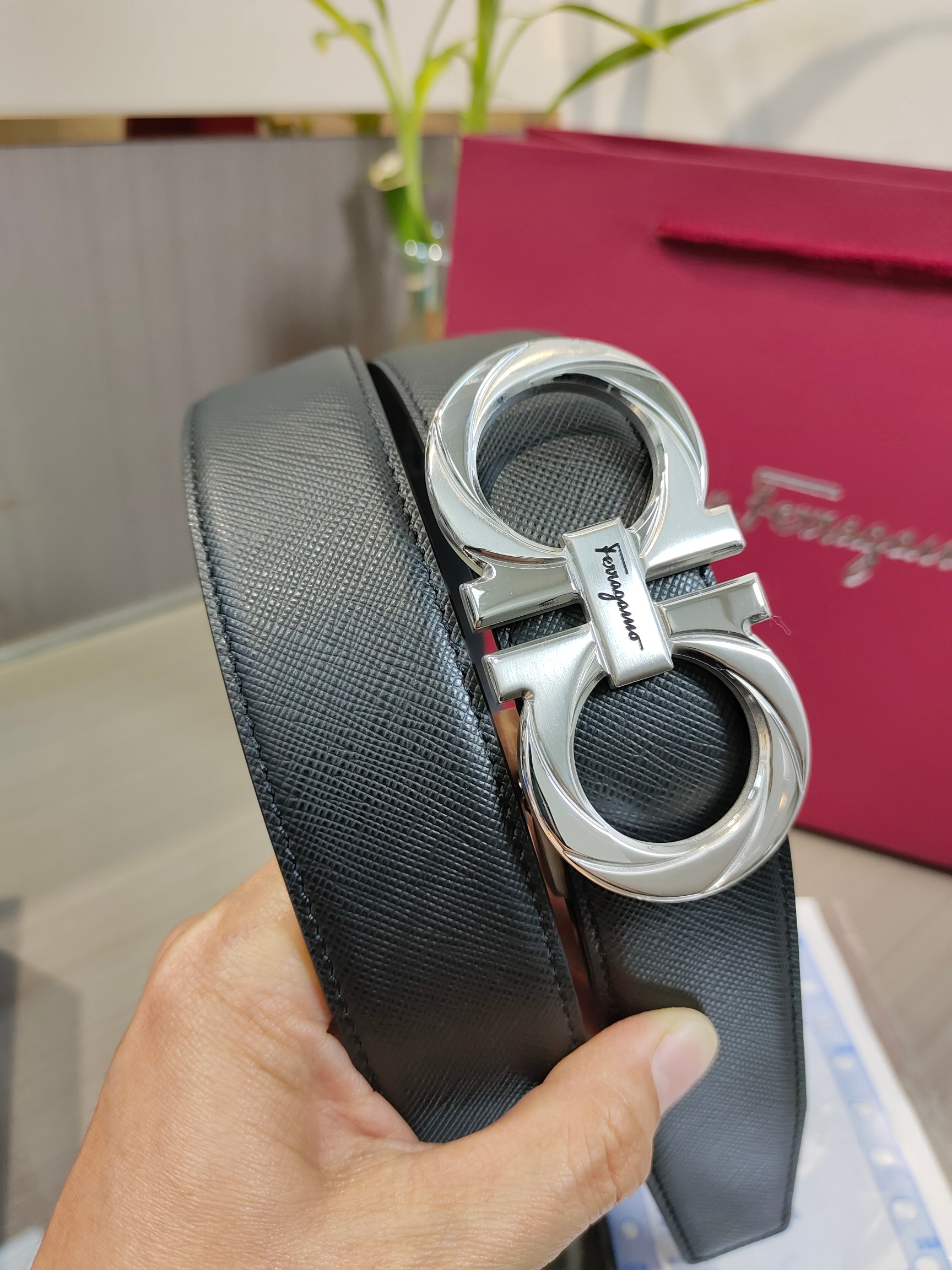 Salvatore Ferragamo Male Basic Belt 35mm