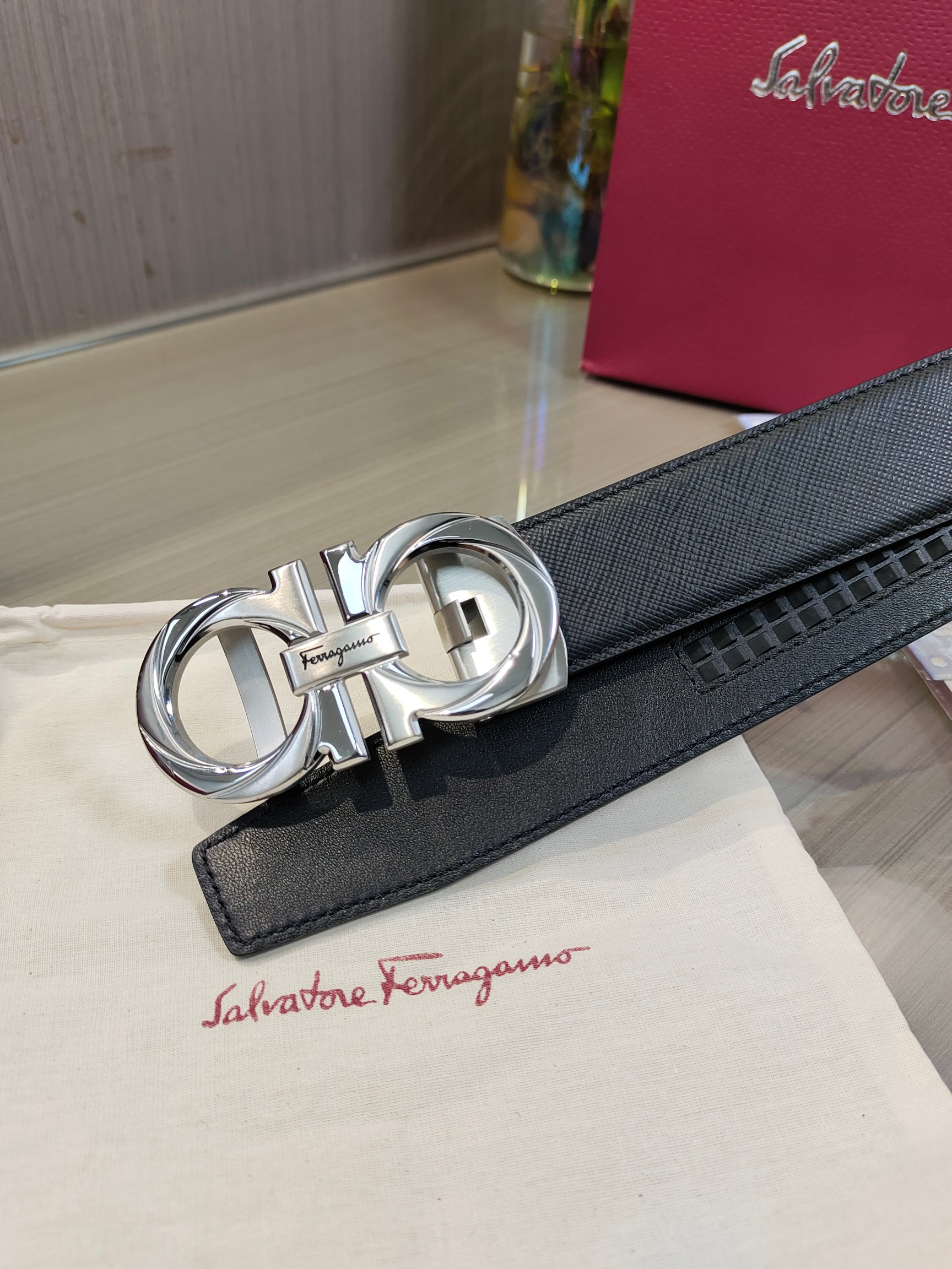 Salvatore Ferragamo Male Basic Belt 35mm