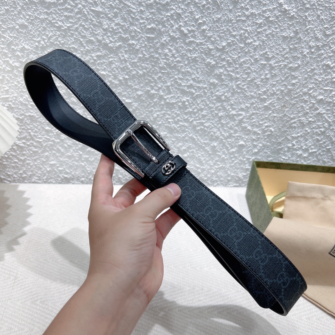 Gucci Male Basic Belt Canvas S-m