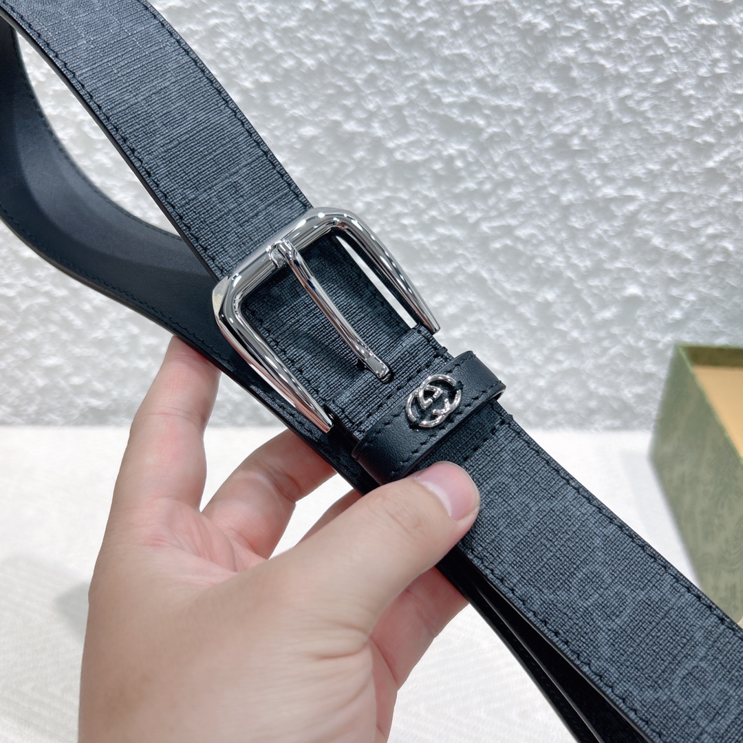 Gucci Male Basic Belt Canvas S-m