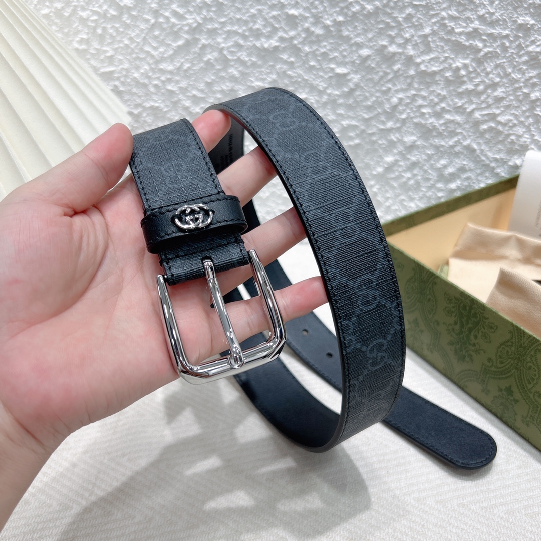 Gucci Male Basic Belt Canvas S-m