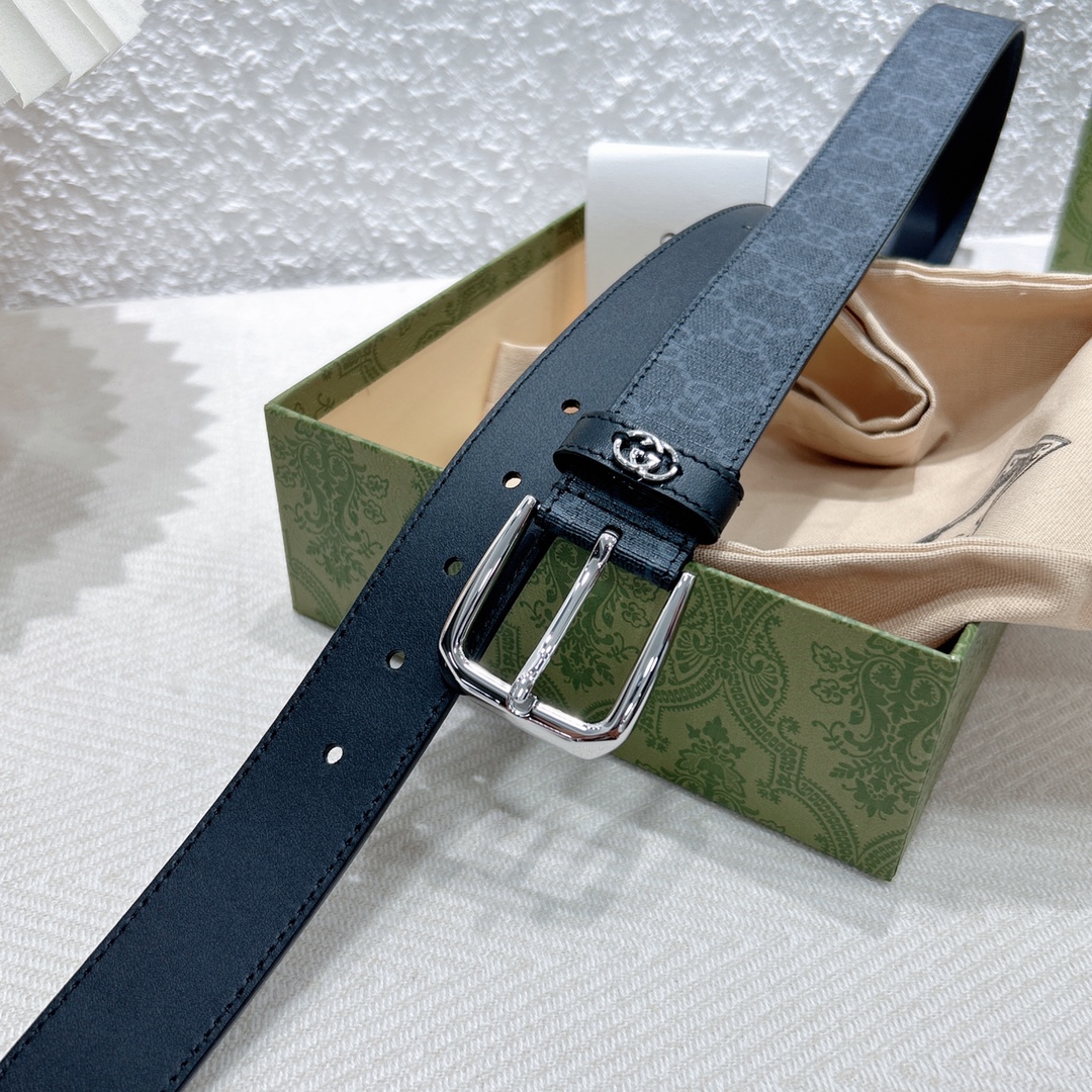 Gucci Male Basic Belt Canvas S-m