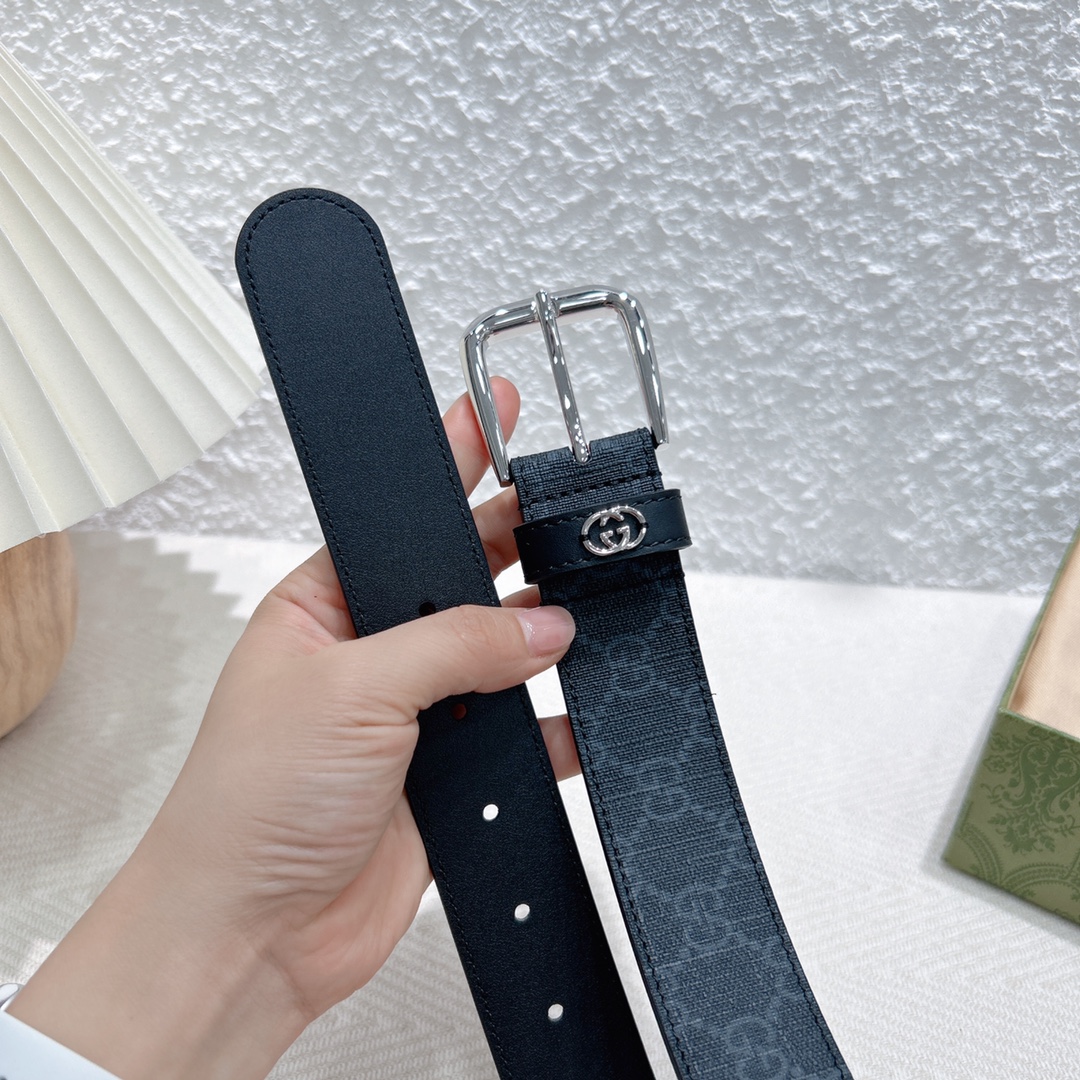 Gucci Male Basic Belt Canvas S-m