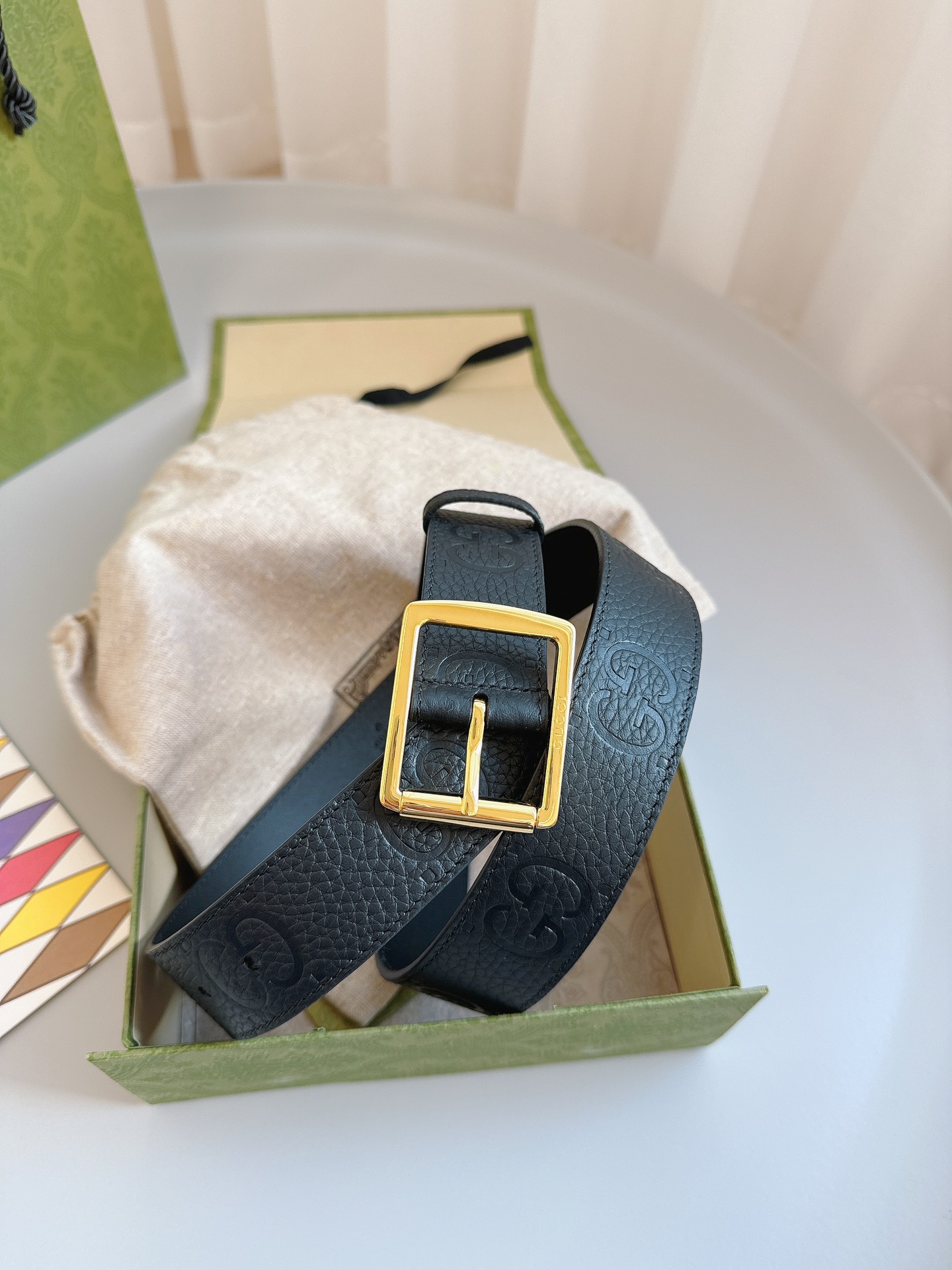 Gucci Pin Buckle Belt Black