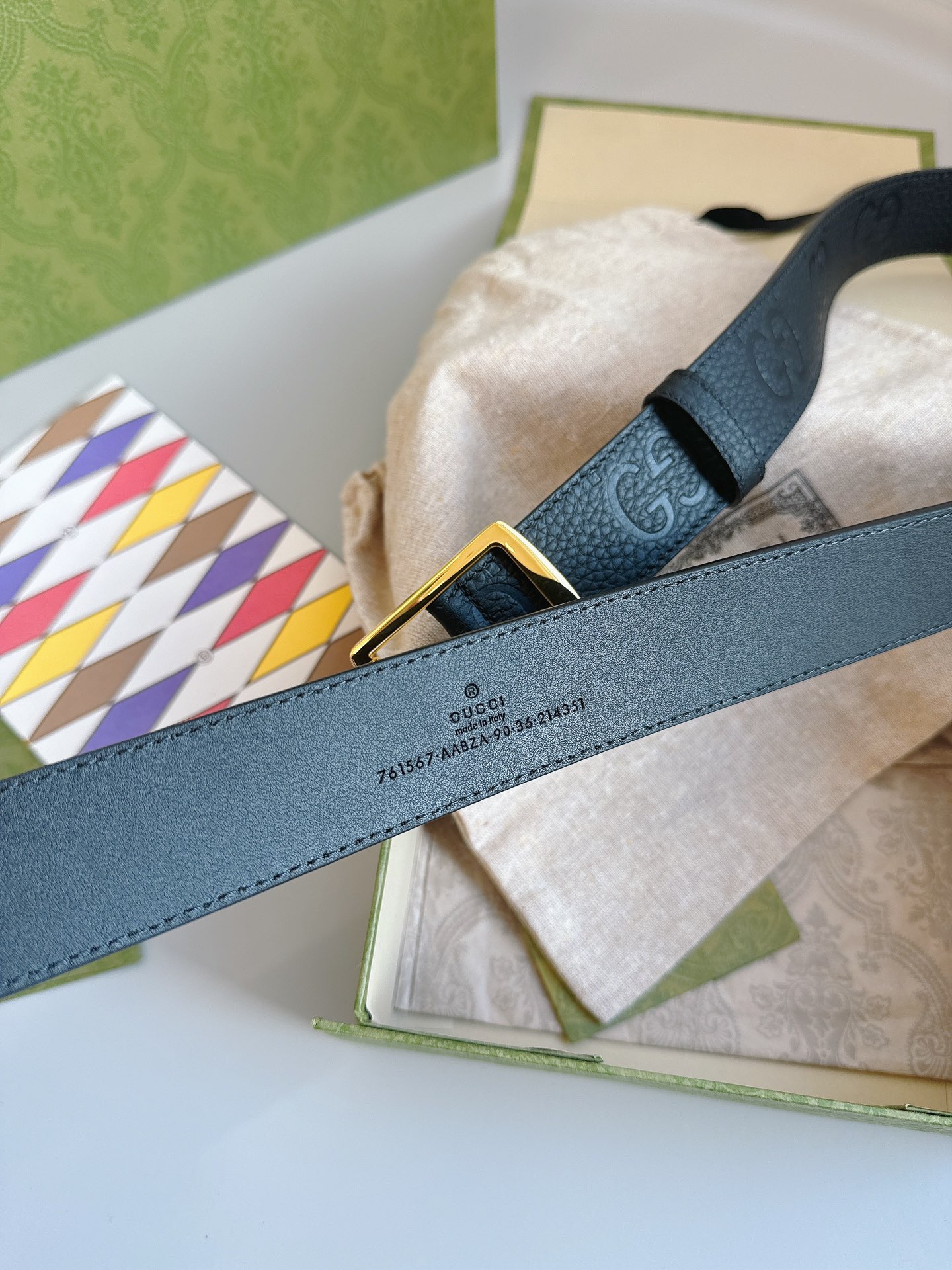 Gucci Pin Buckle Belt Black