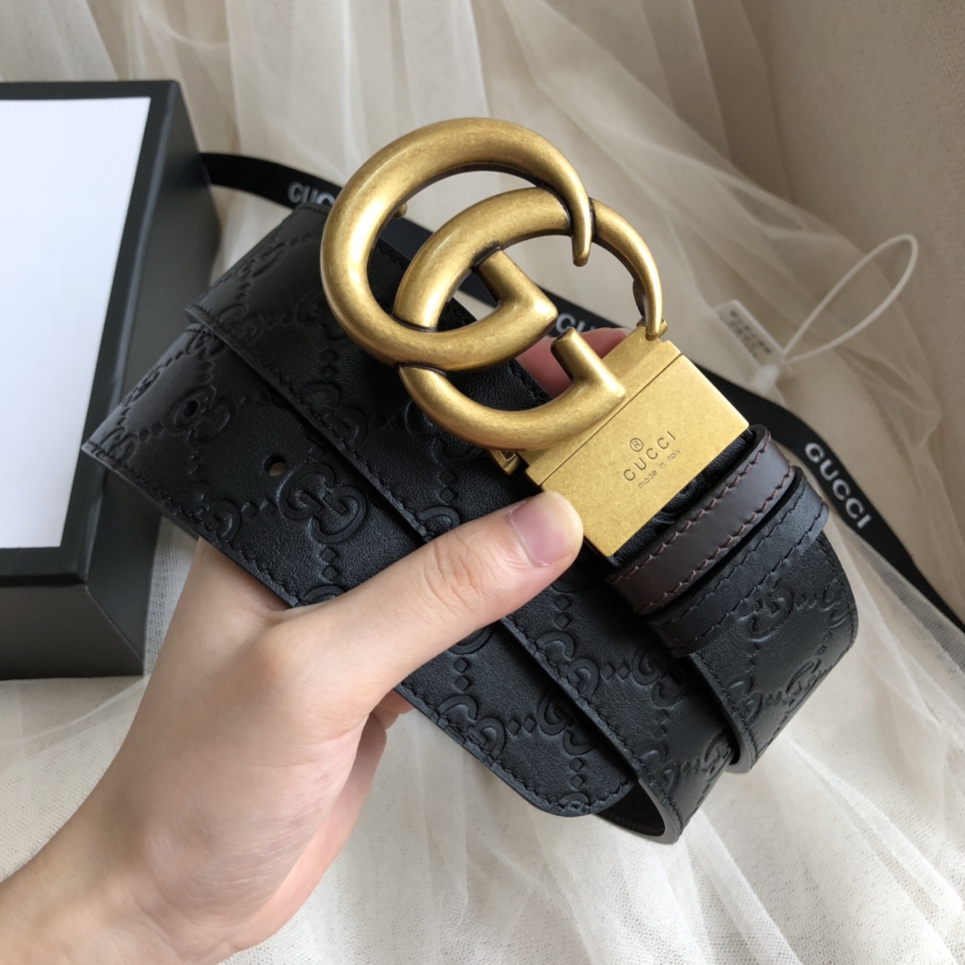 Gucci Male Basic Belt Cow Leather M