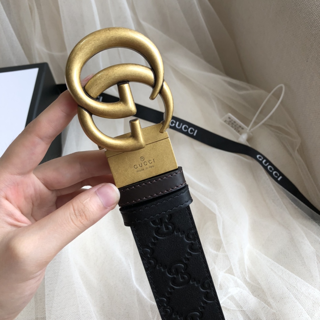 Gucci Male Basic Belt Cow Leather M