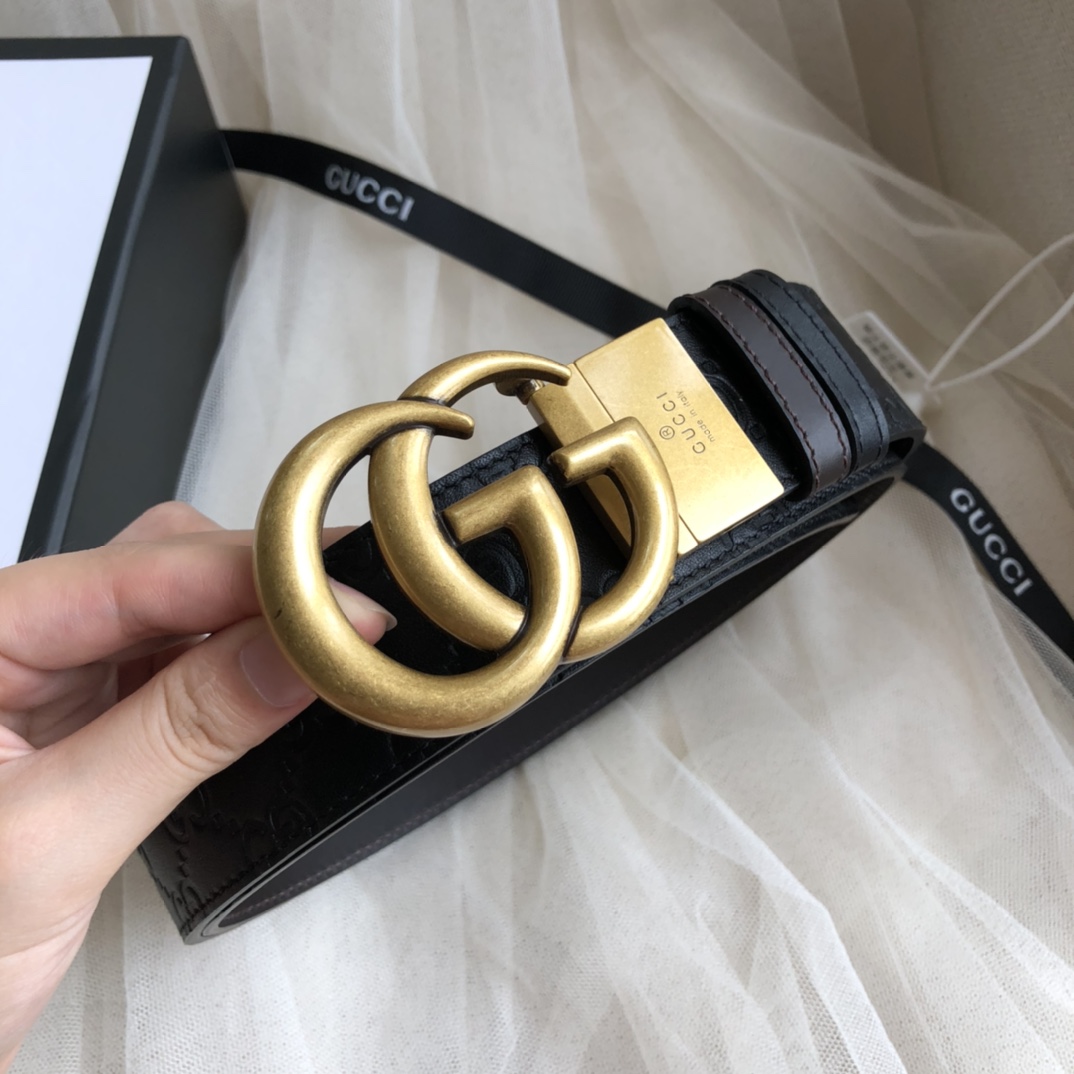 Gucci Male Basic Belt Cow Leather M