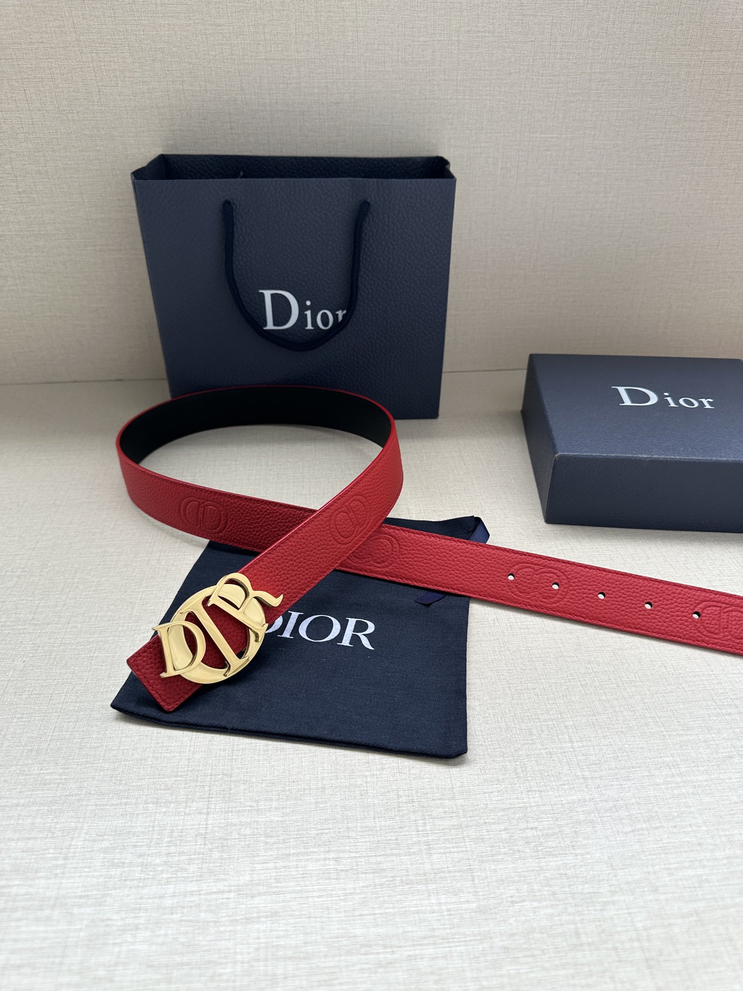 Basic Belt Cow Leather Black M