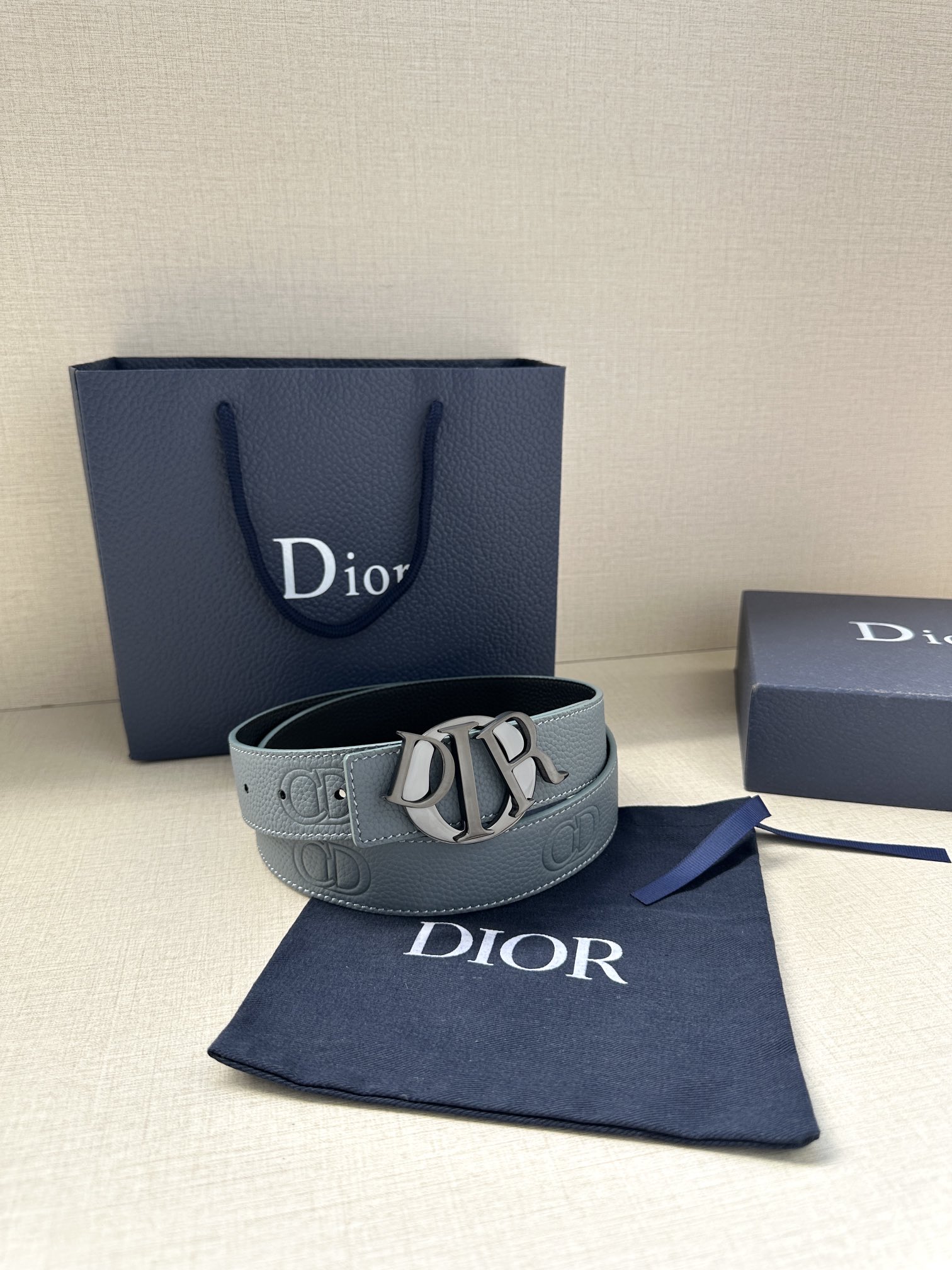 Basic Belt Cow Leather Black M