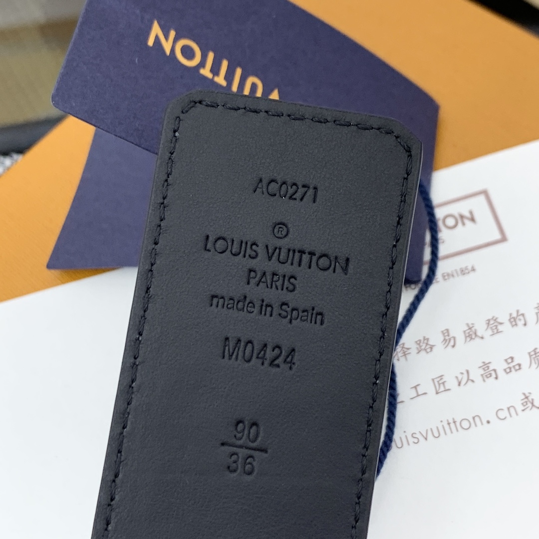 Louis Vuitton Basic Belt Cow Leather M