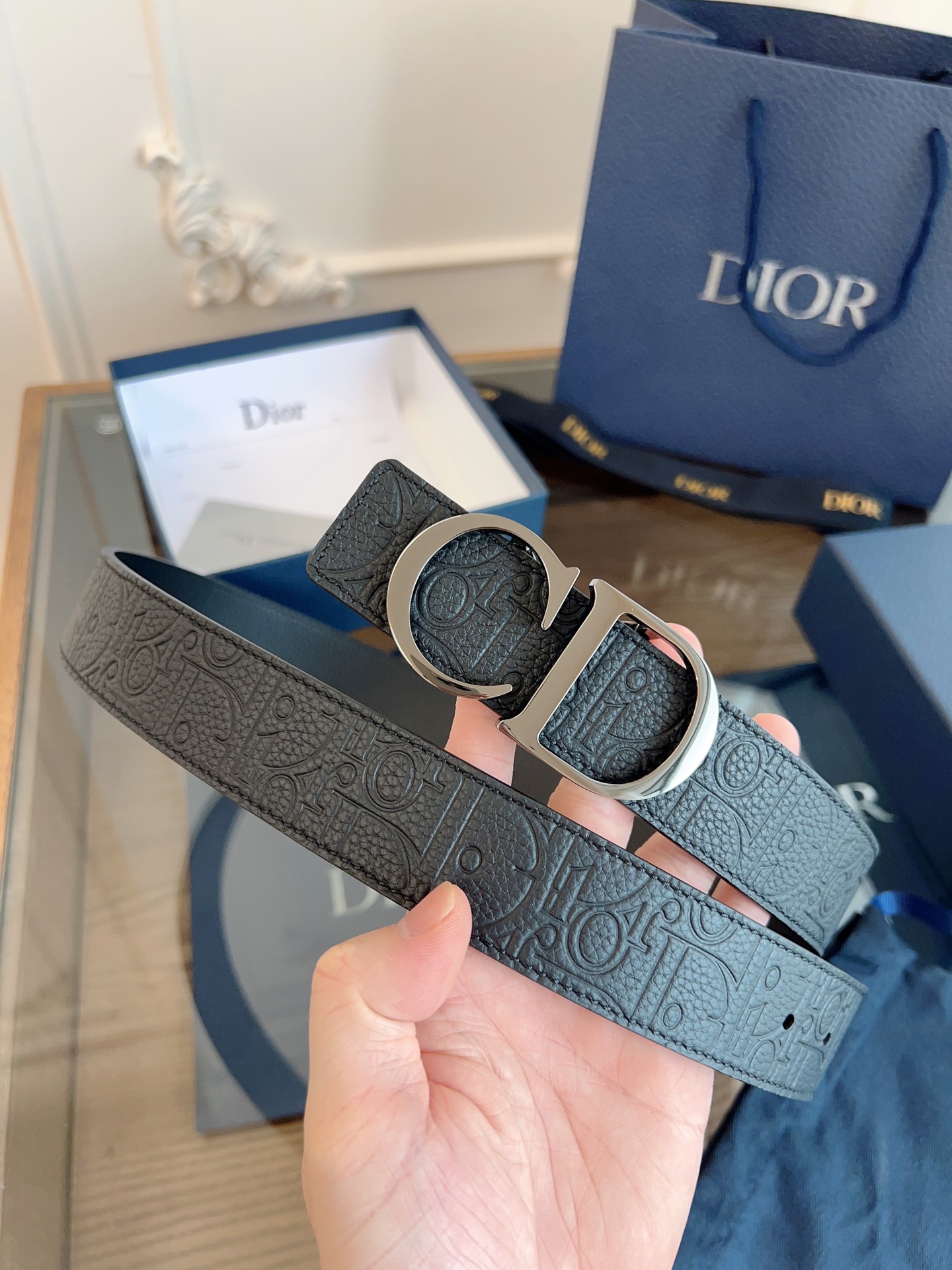 Dior Basic Belt Black