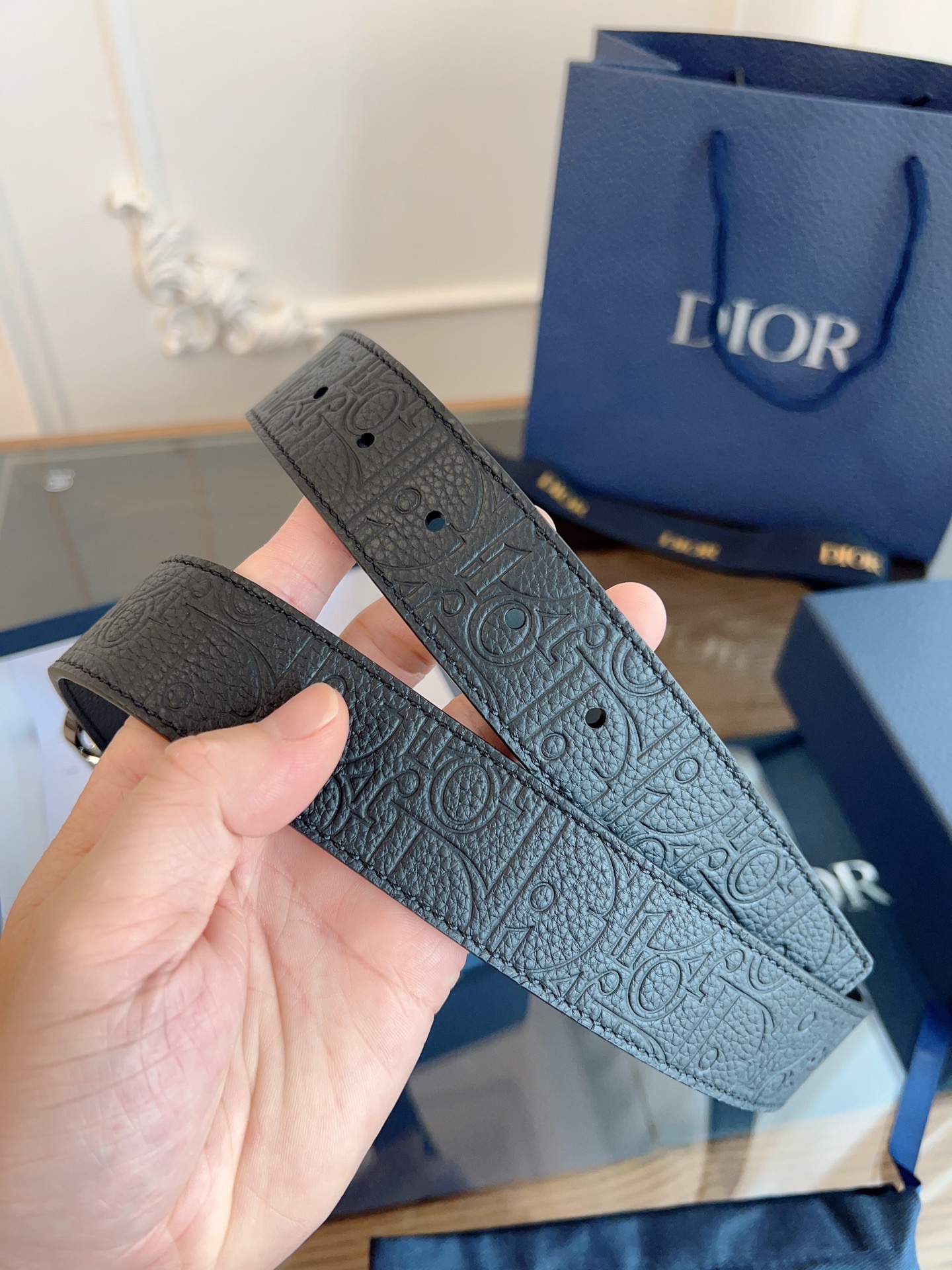 Dior Basic Belt Black
