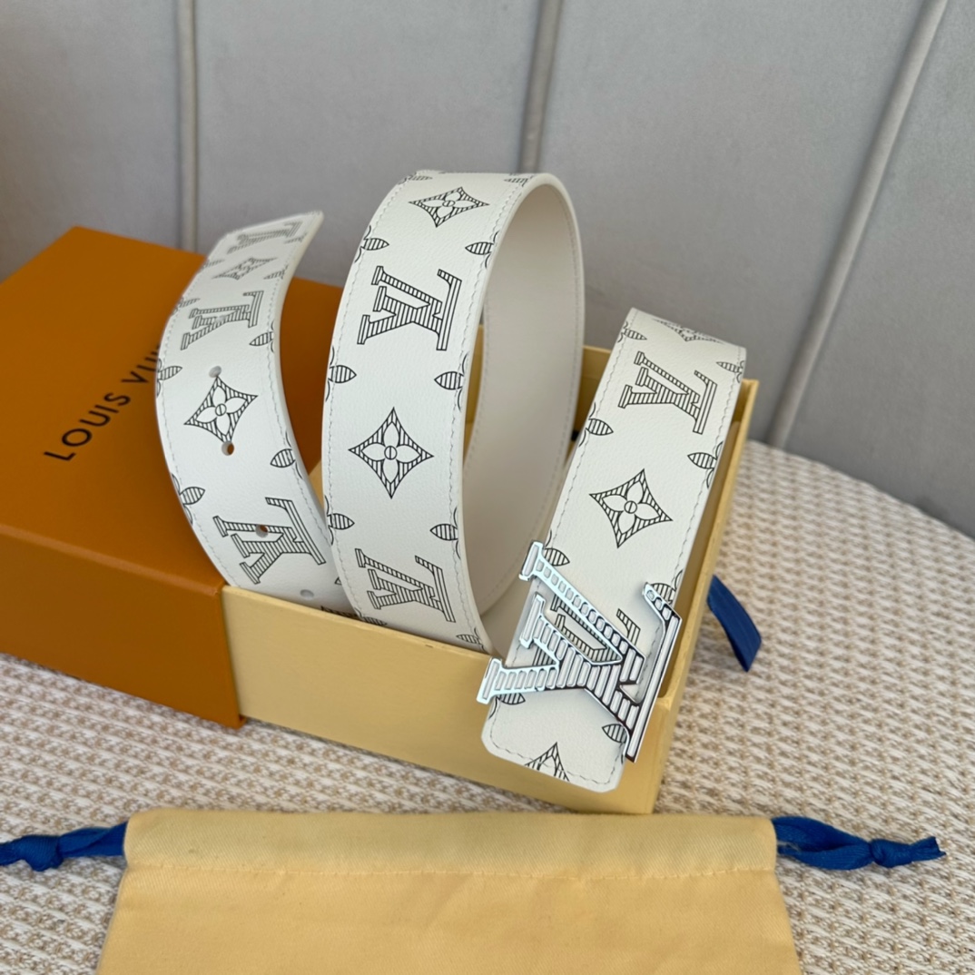Louis Vuitton Basic Belt Cow Leather M-l