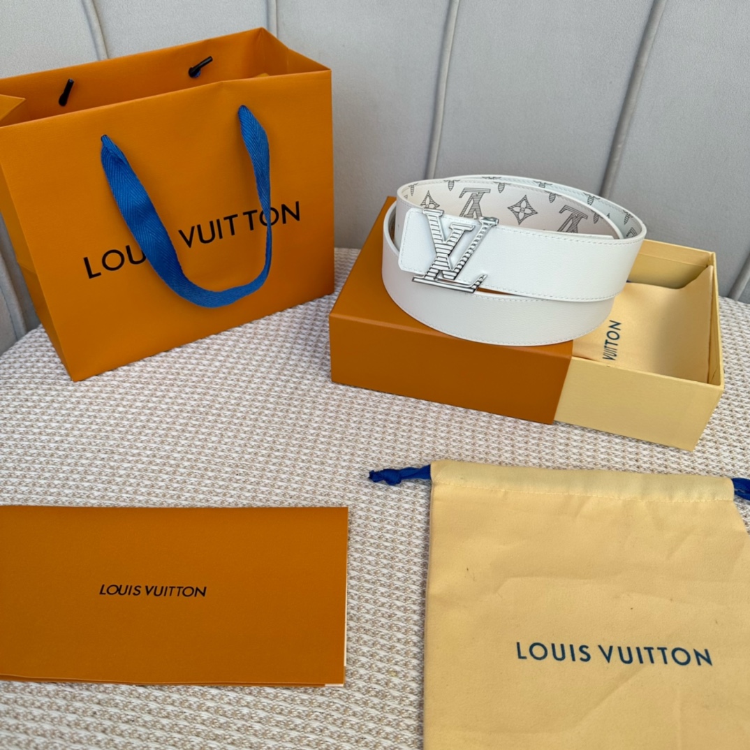 Louis Vuitton Basic Belt Cow Leather M-l