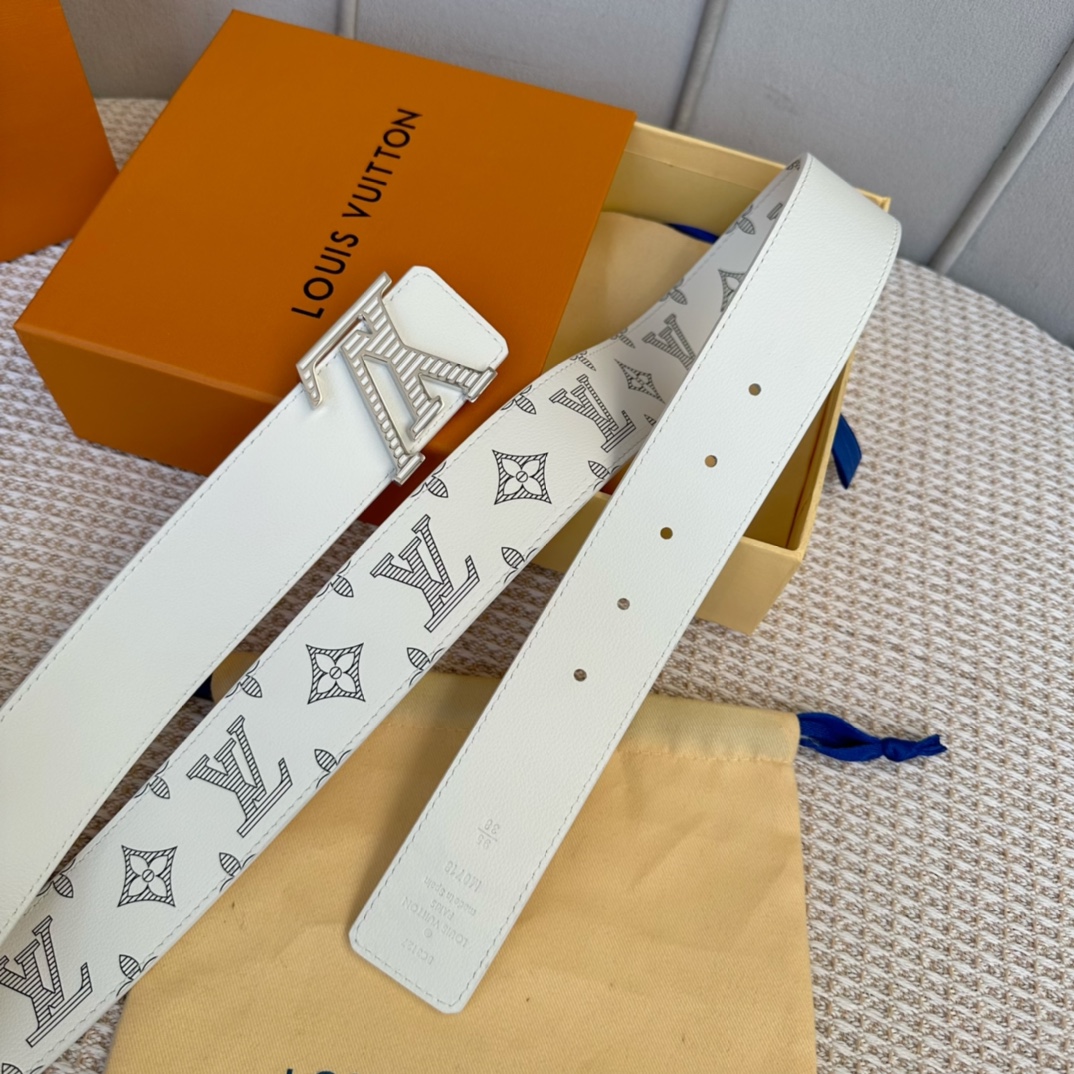 Louis Vuitton Basic Belt Cow Leather M-l