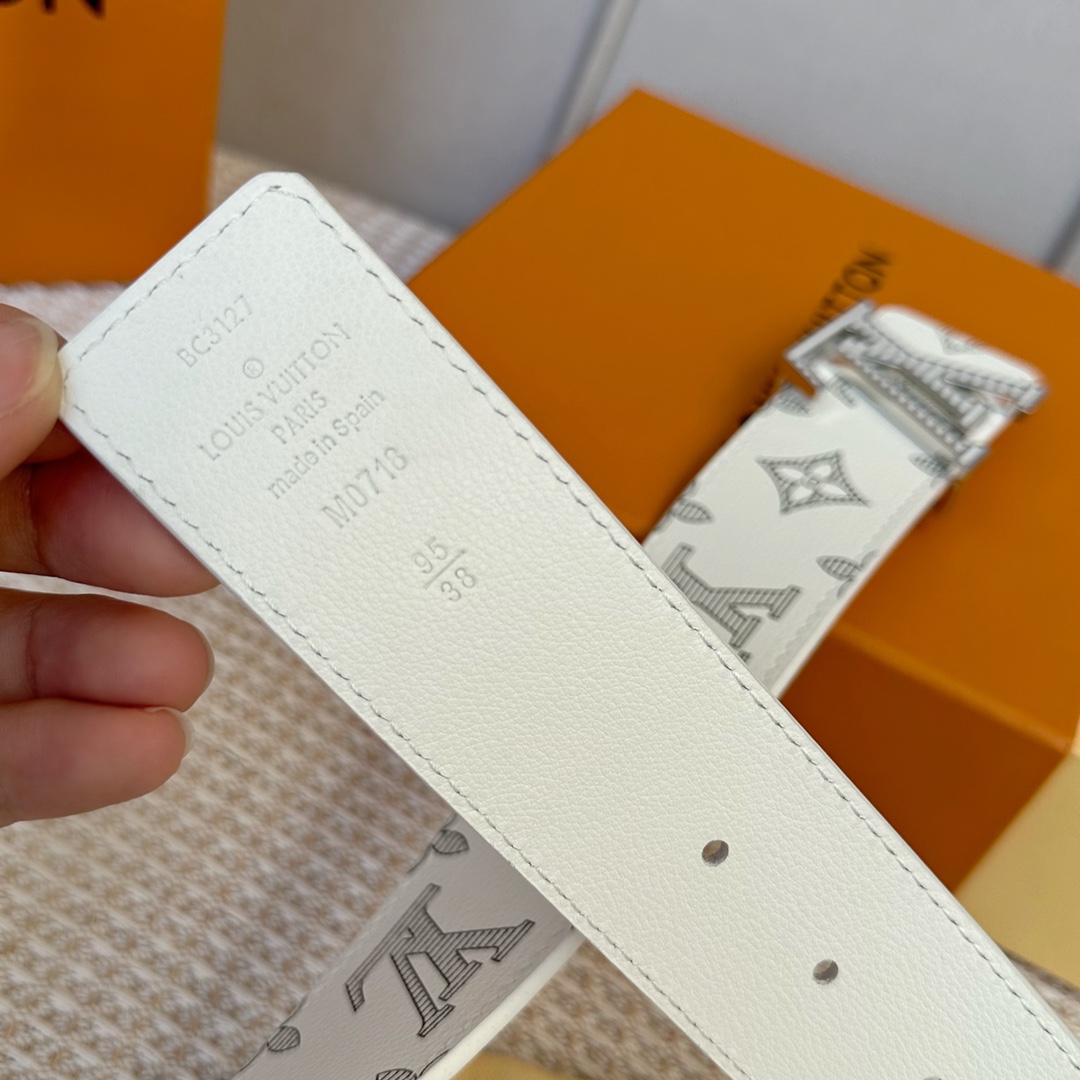 Louis Vuitton Basic Belt Cow Leather M-l