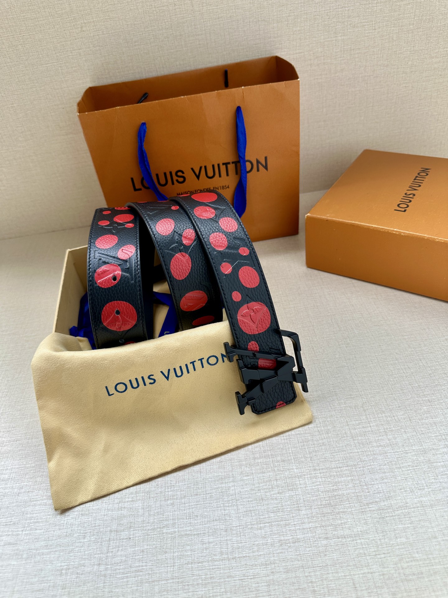 Louis Vuitton Basic Belt Cow Leather S-l