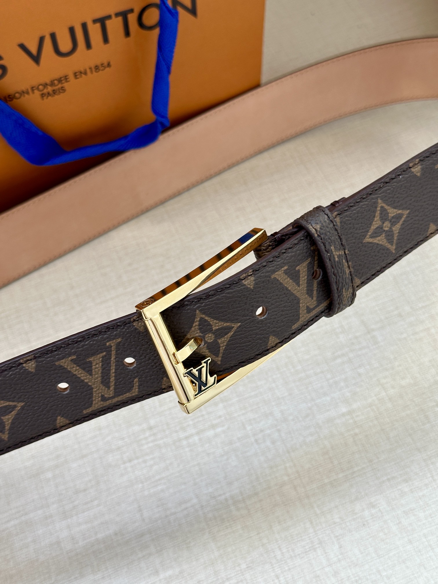 Louis Vuitton Basic Belt Canvas M-l