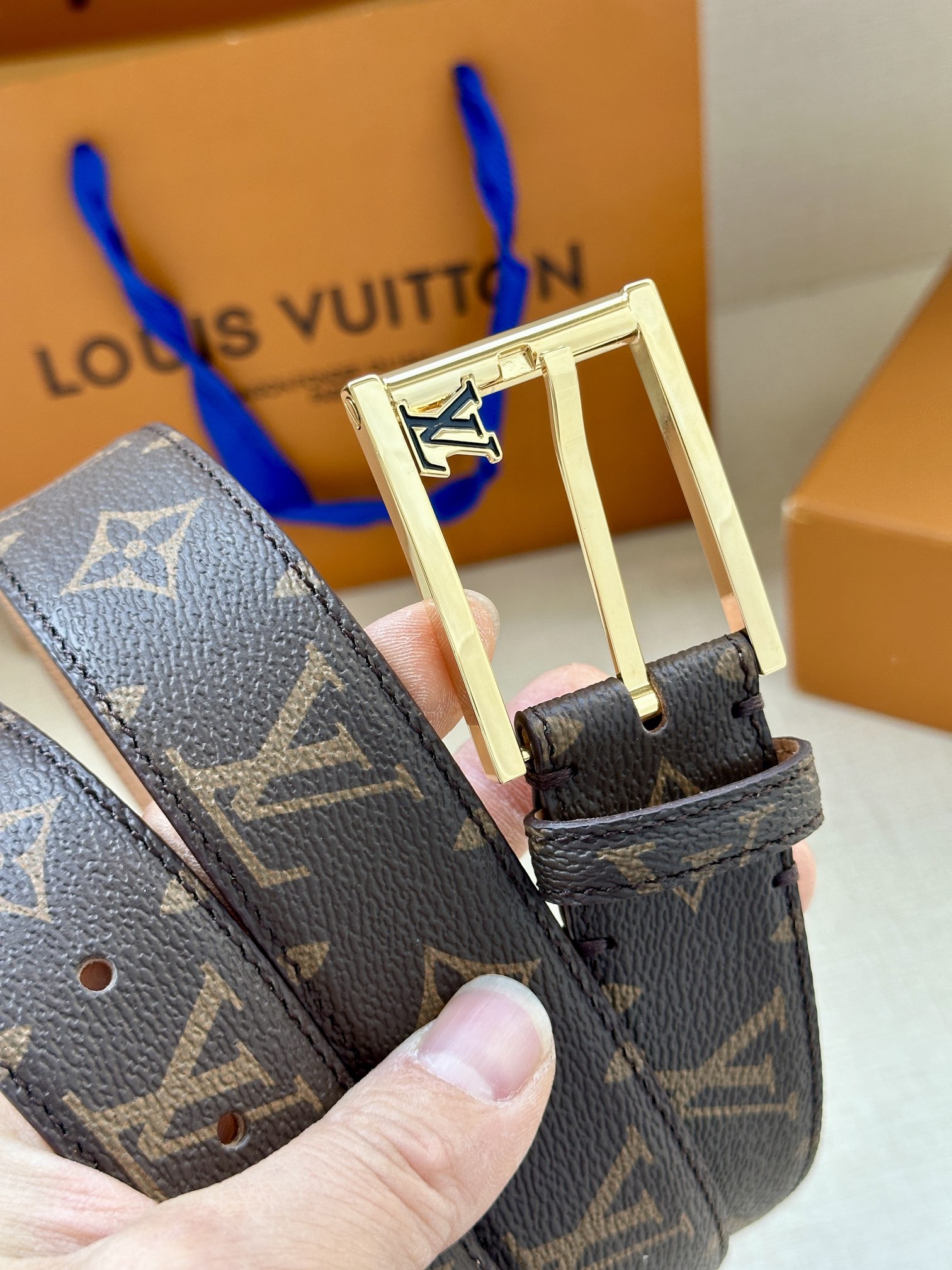 Louis Vuitton Basic Belt Canvas M-l