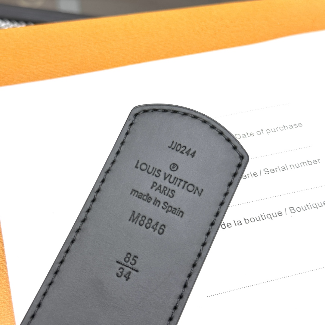 Louis Vuitton Male Basic Belt Canvas S-m-l