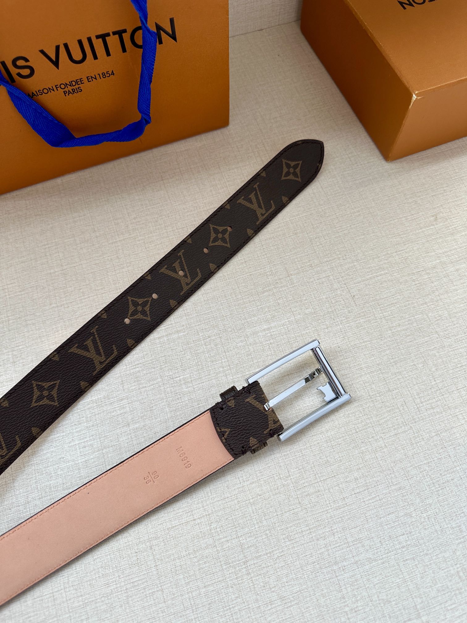 Louis Vuitton Basic Belt Canvas M-l
