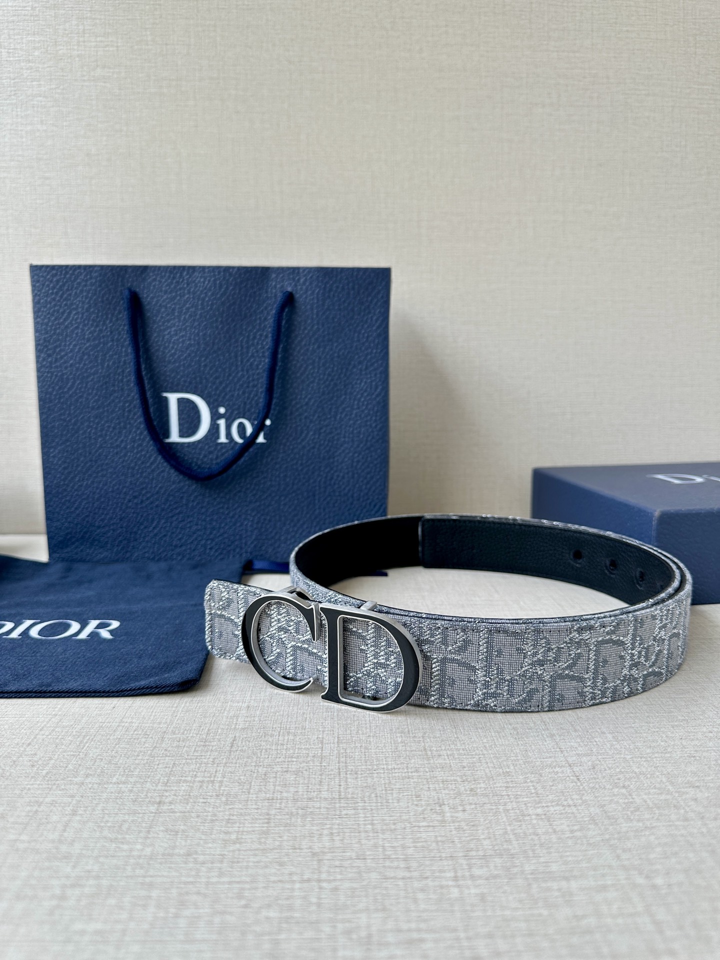 Basic Belt Cow Leather Black M-l