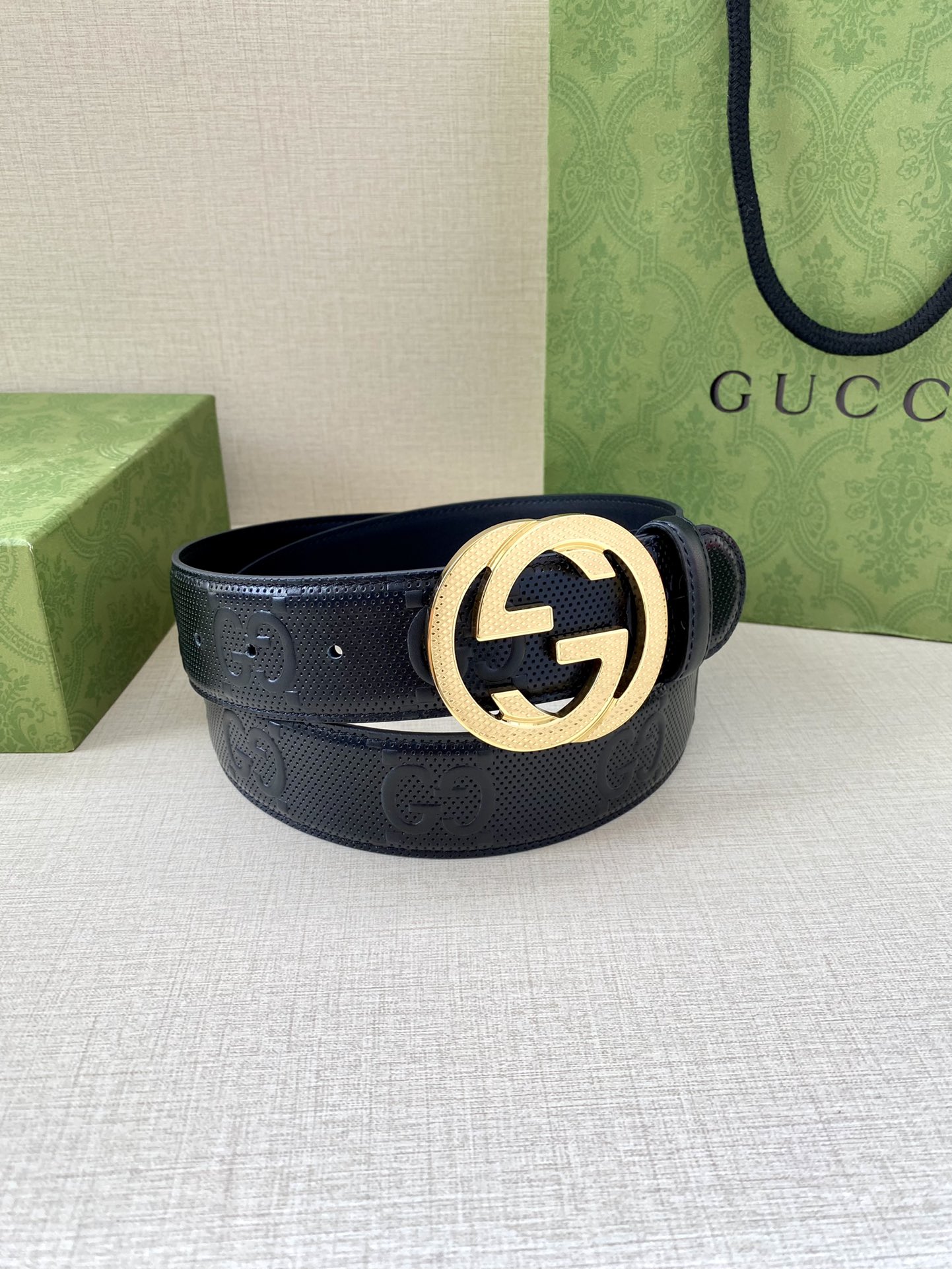Gucci Basic Belt Black M-l