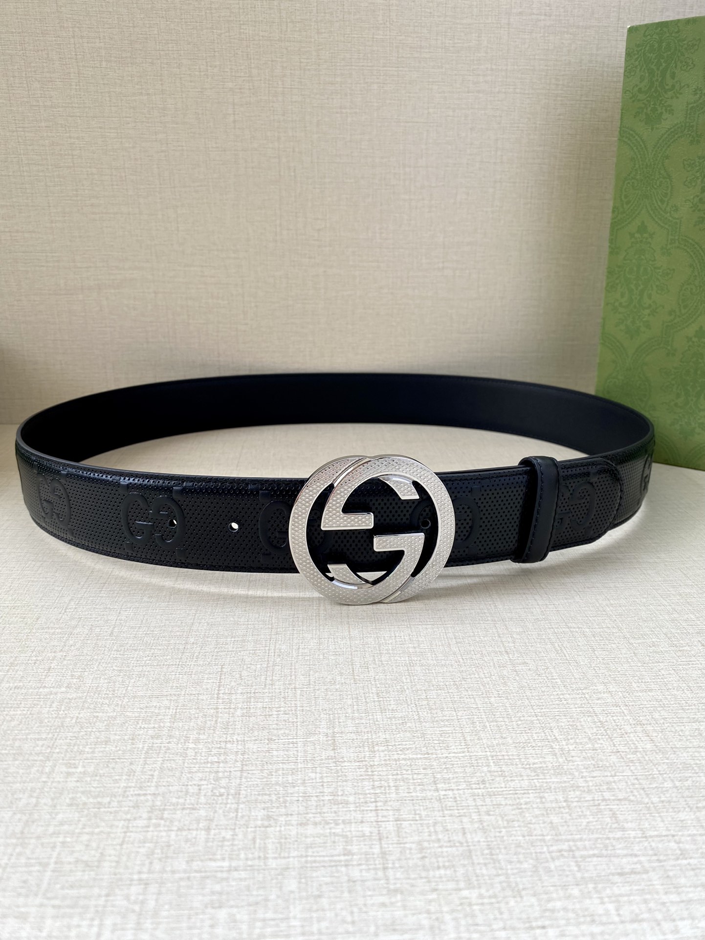 Gucci Basic Belt Black M-l