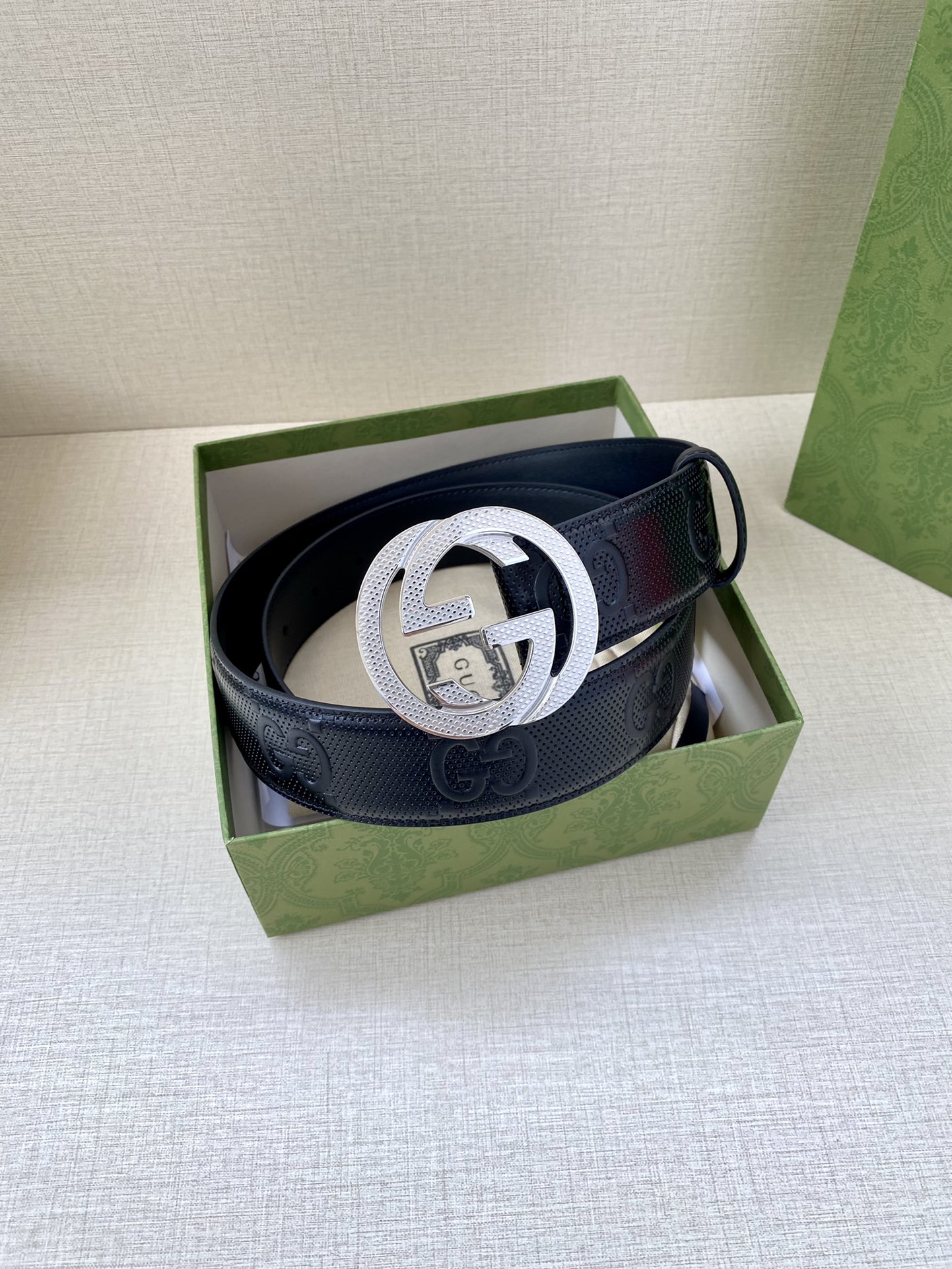 Gucci Basic Belt Black M-l