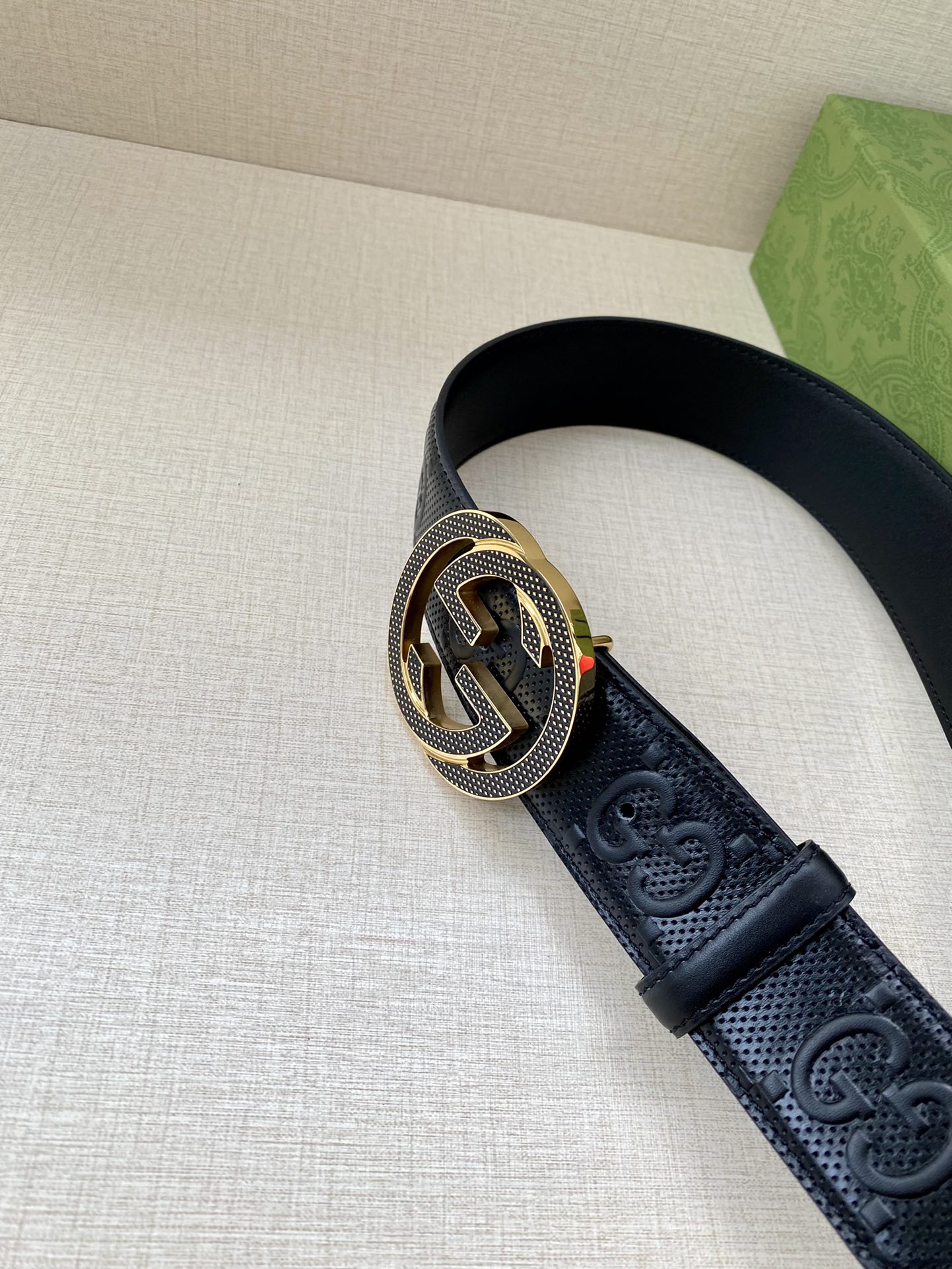 Gucci Basic Belt Black M-l