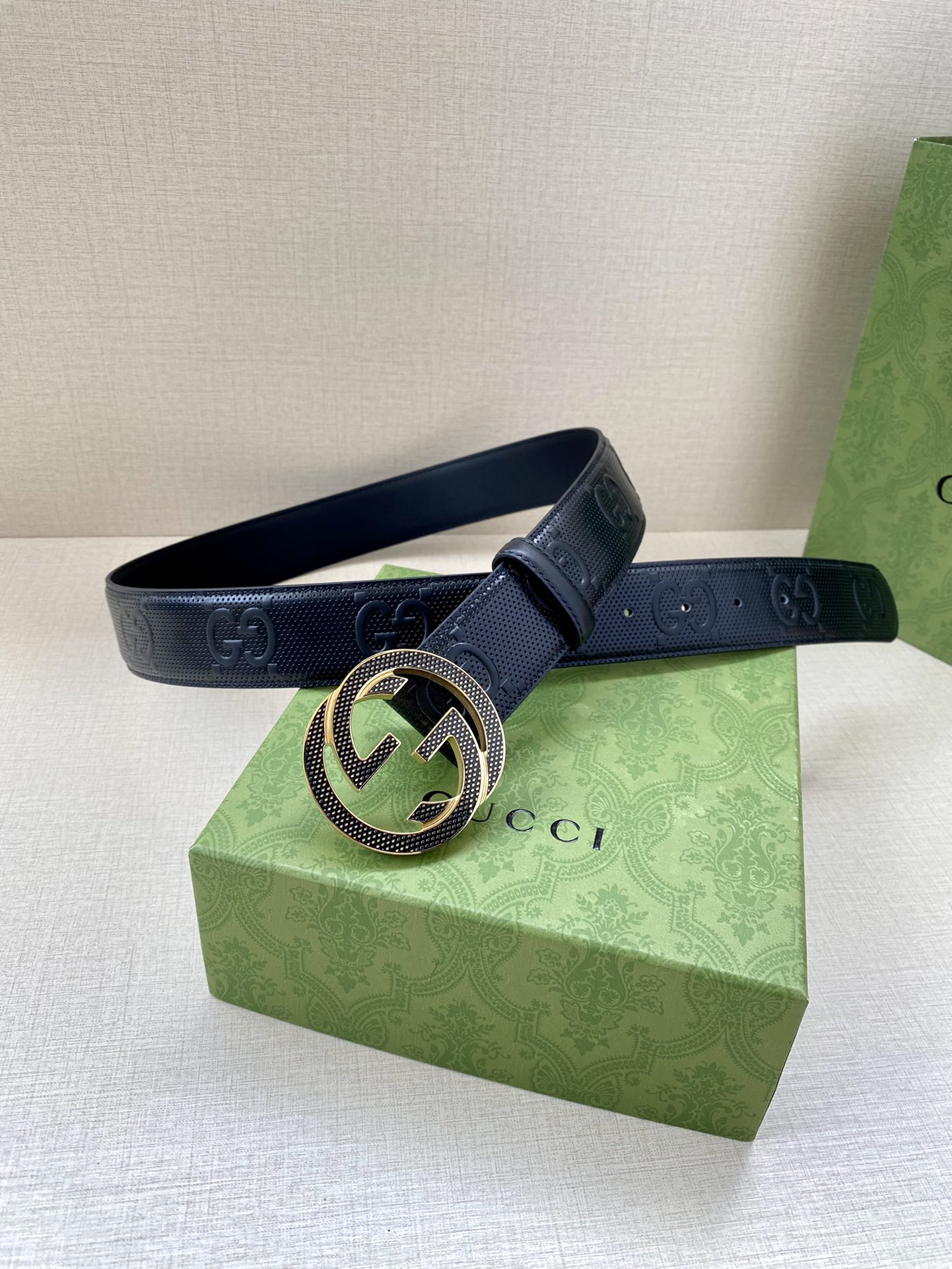 Gucci Basic Belt Black M-l