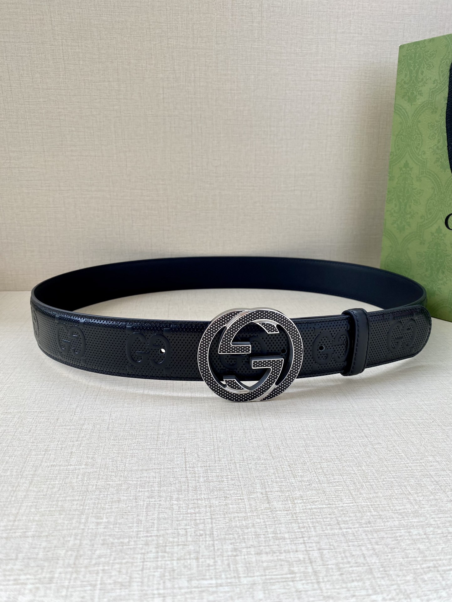 Gucci Basic Belt Black M-l