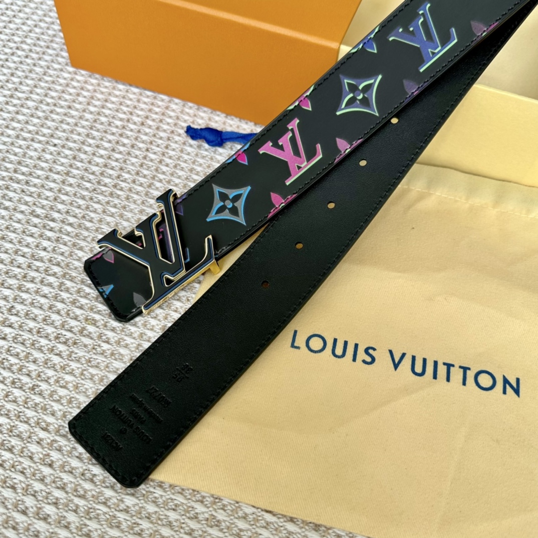 Louis Vuitton Basic Belt Cow Leather 40mm-m-l