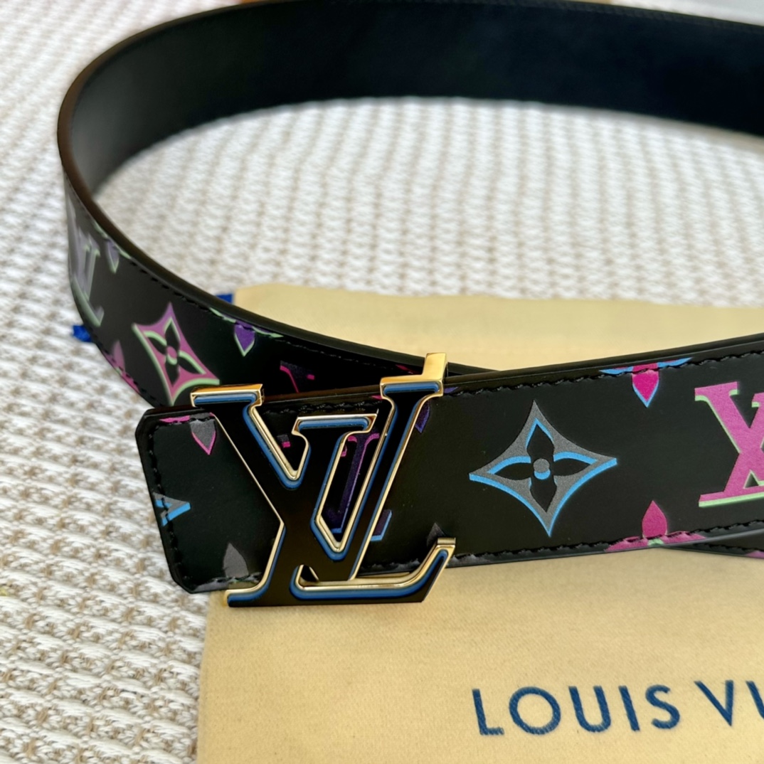 Louis Vuitton Basic Belt Cow Leather 40mm-m-l