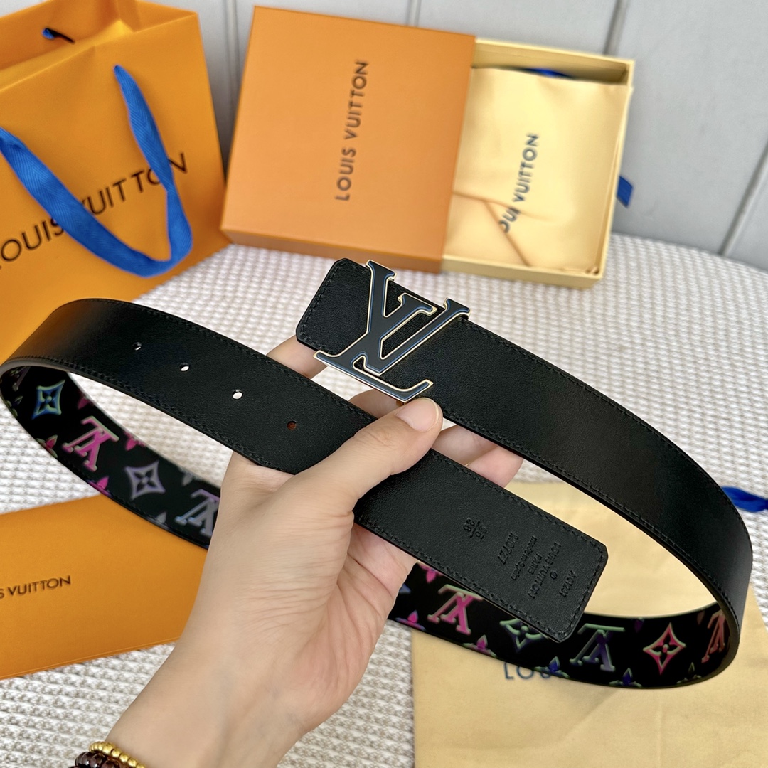 Louis Vuitton Basic Belt Cow Leather 40mm-m-l